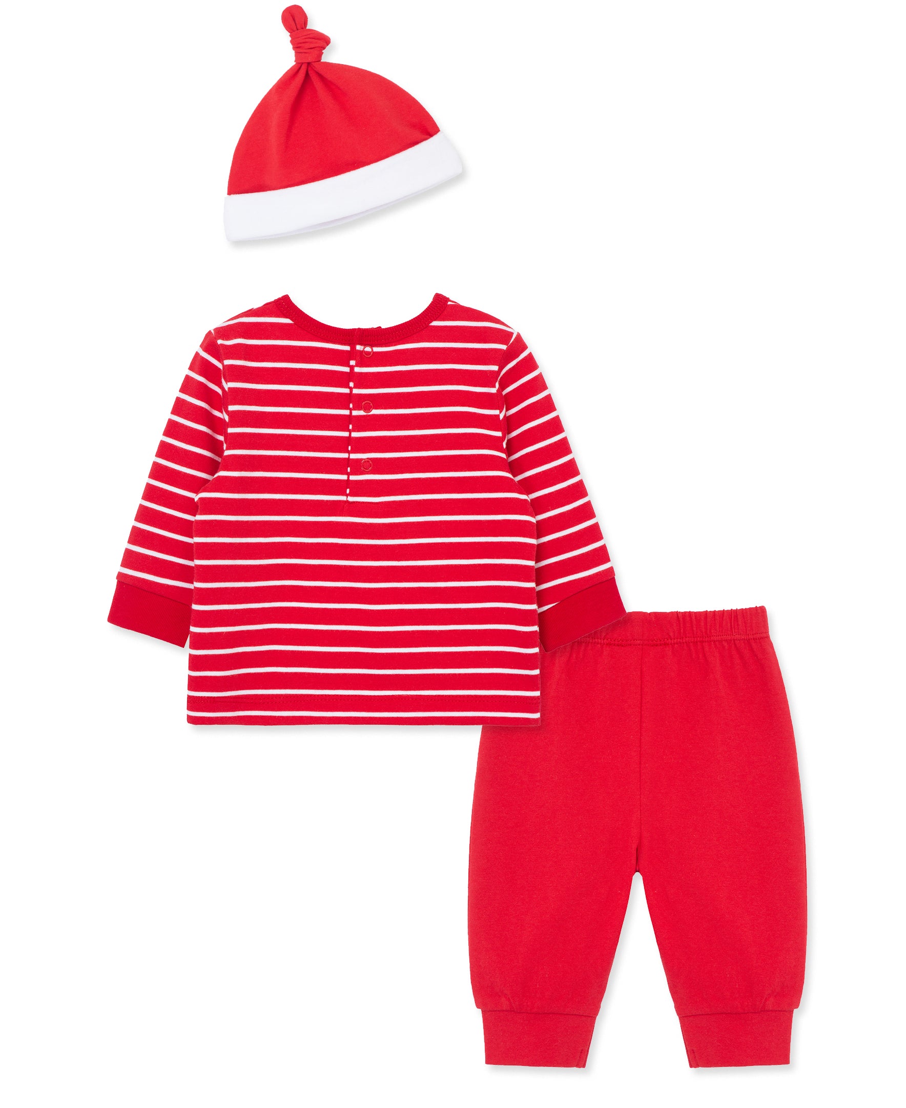 "My First Christmas" Santa Jogger Set (3M-12M) - Little Me