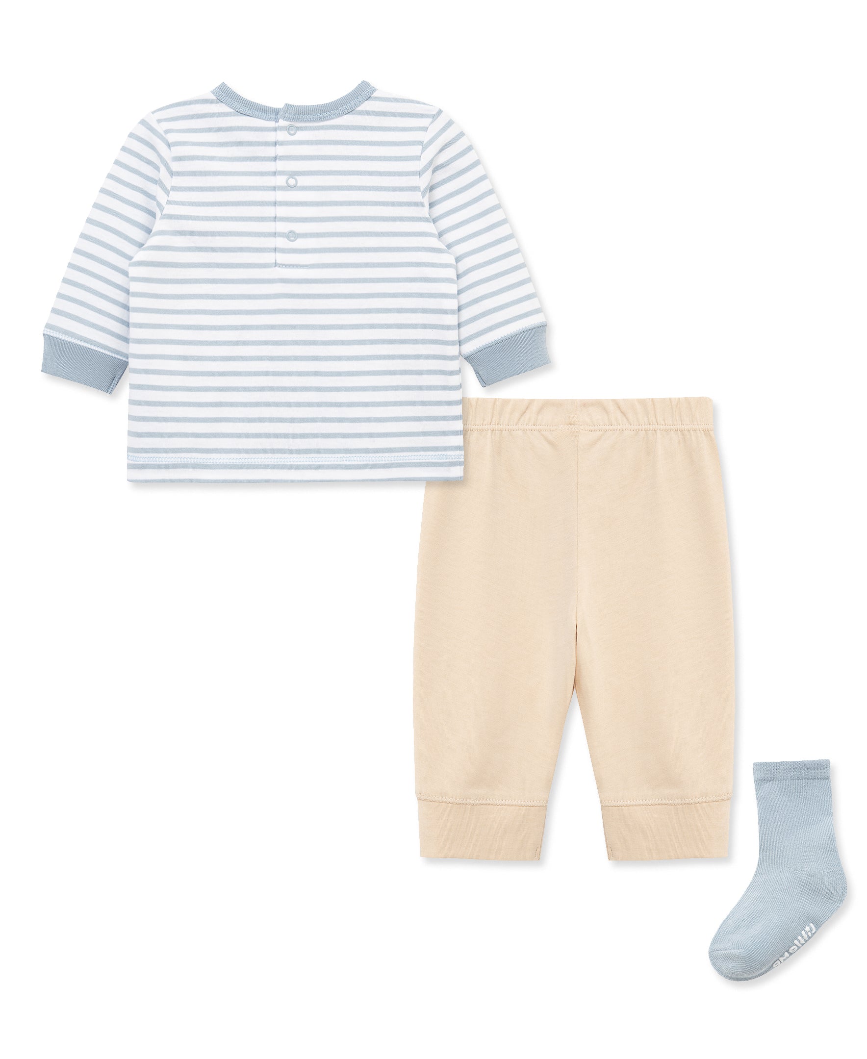 Woof Jogger & Sock Set (3M-12M) - Little Me