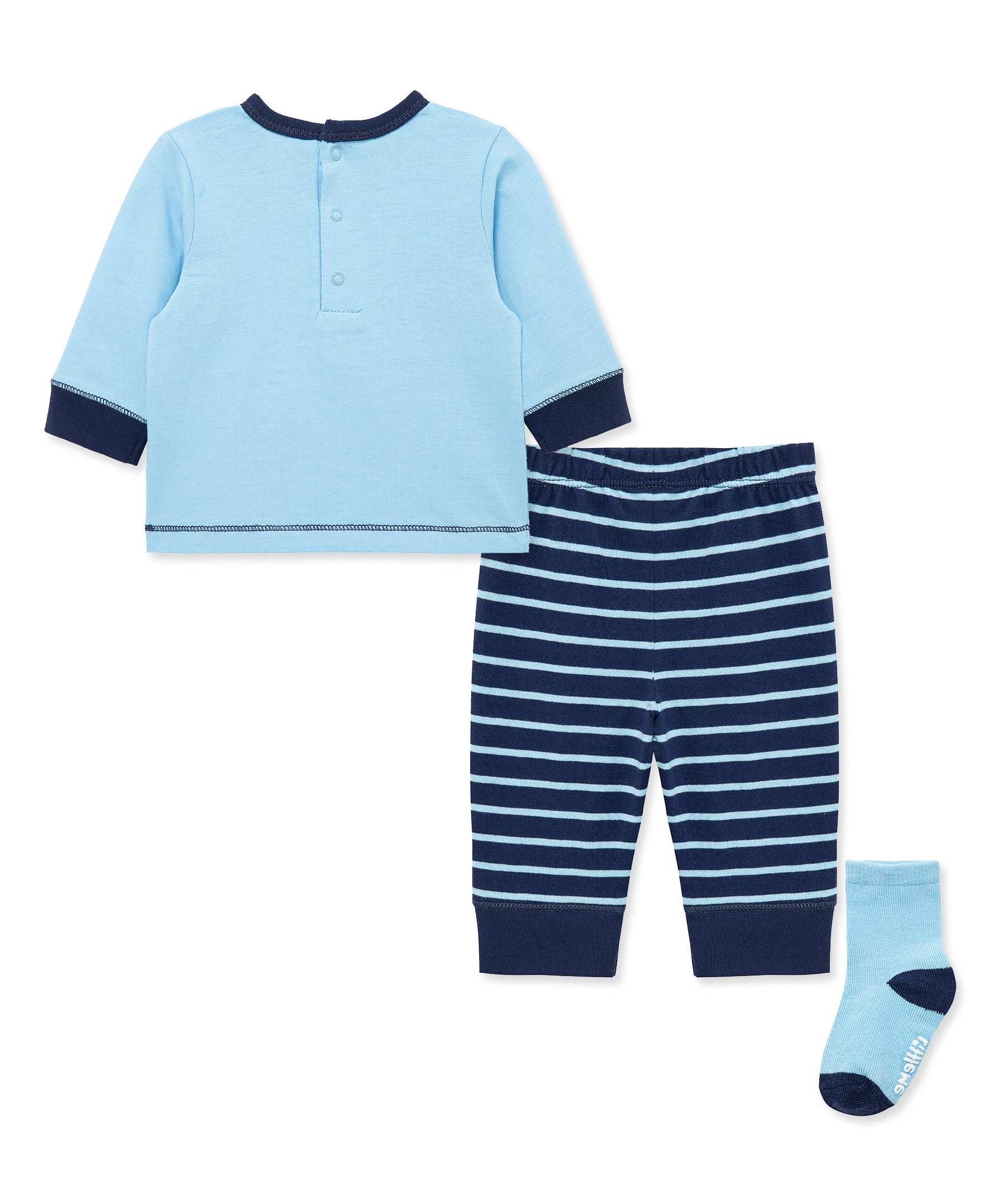 Sailboat Jogger & Sock Set (3M-12M) - Little Me