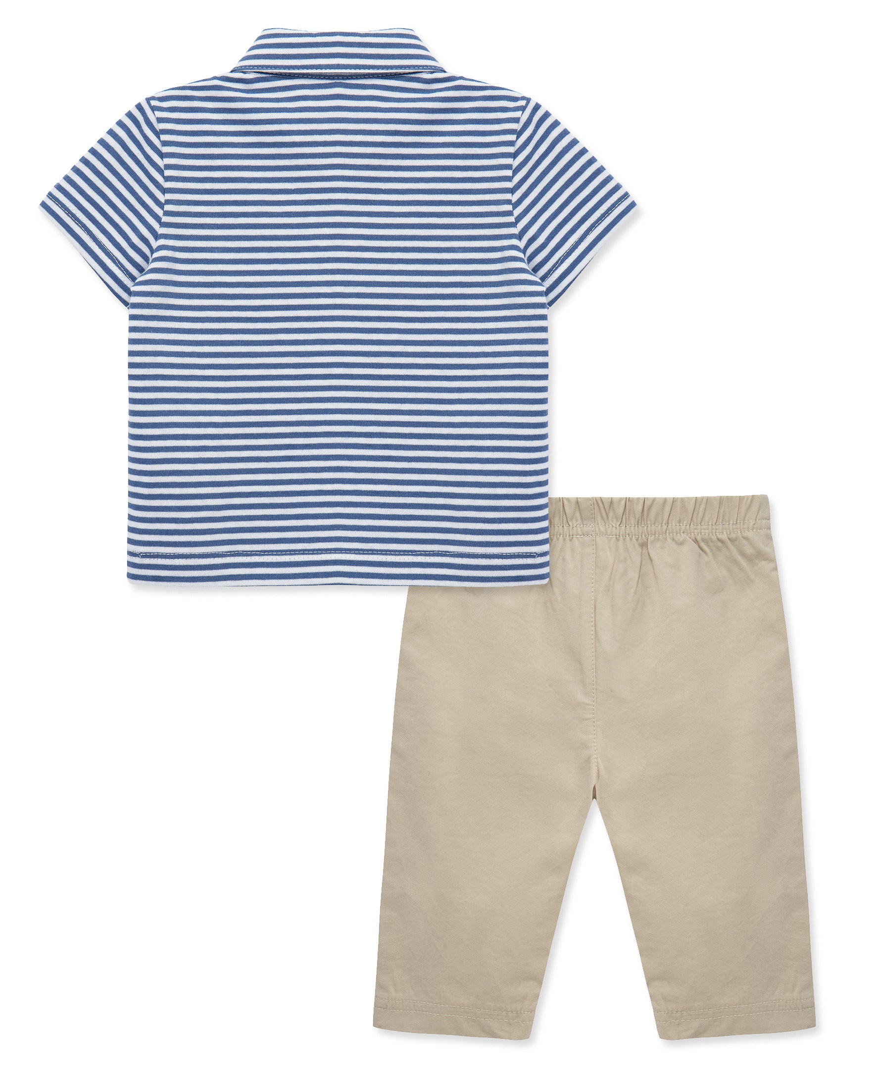 Striped Polo & Pant Set - Little Me