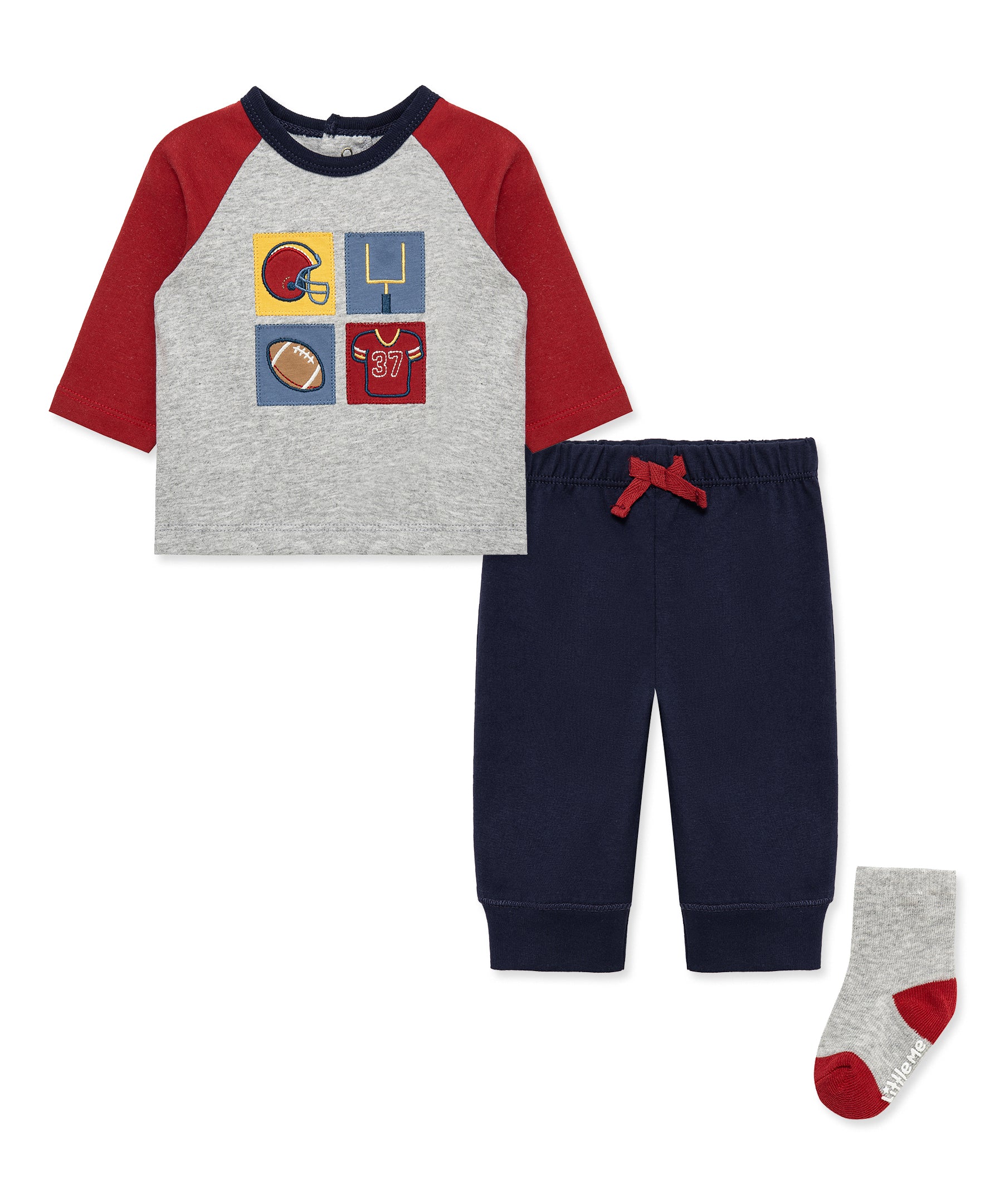 Football Jogger & Sock Set (12M-24M) - Little Me