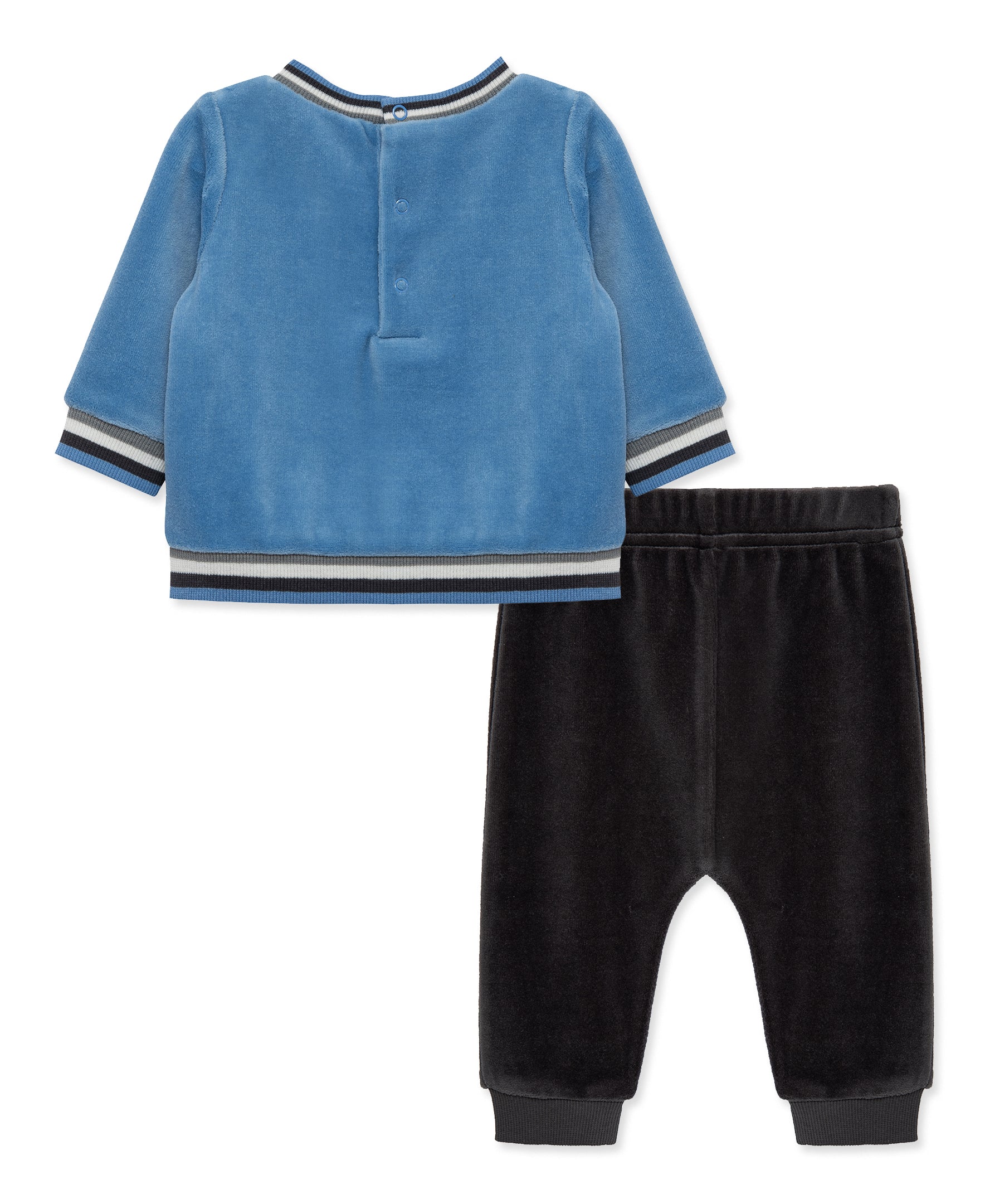 Racing Puppy Velour Pant Set (3M-12M) - Little Me