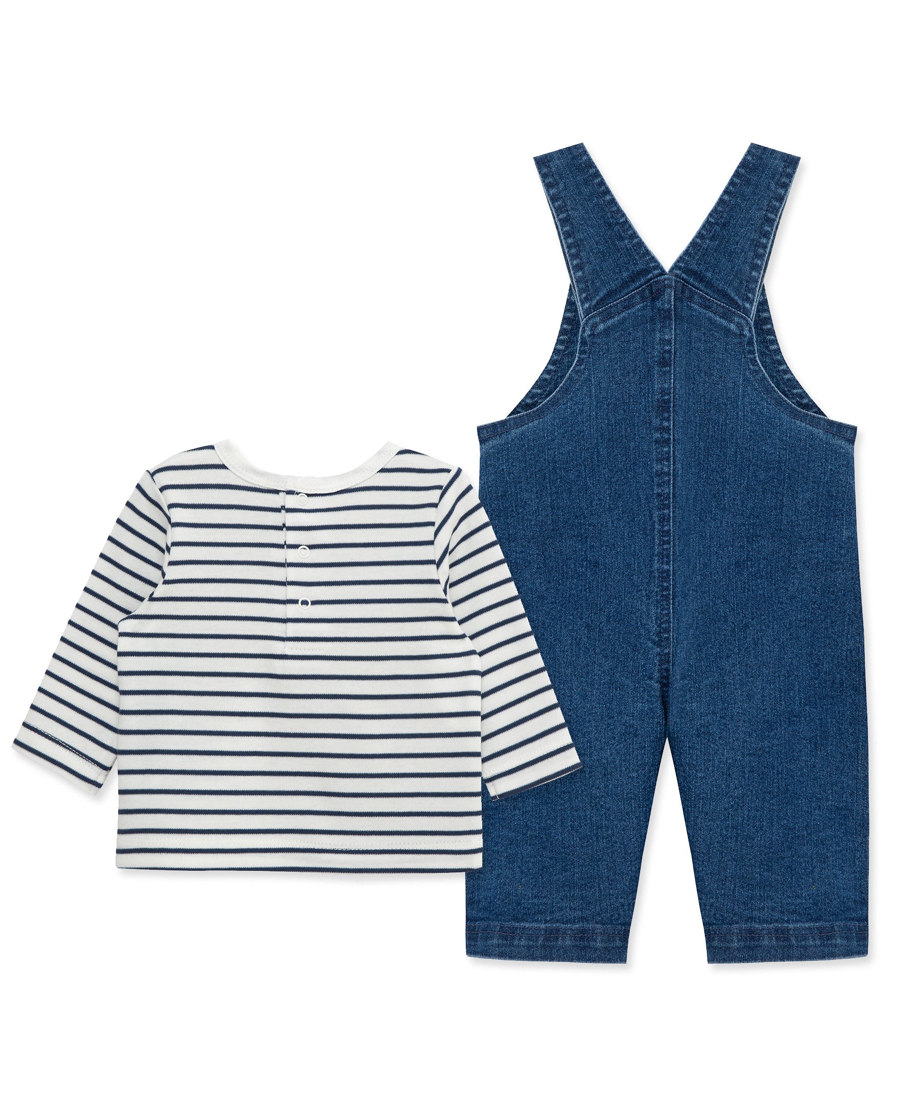 Safari Woven Overall Set (3M-12M) - Little Me