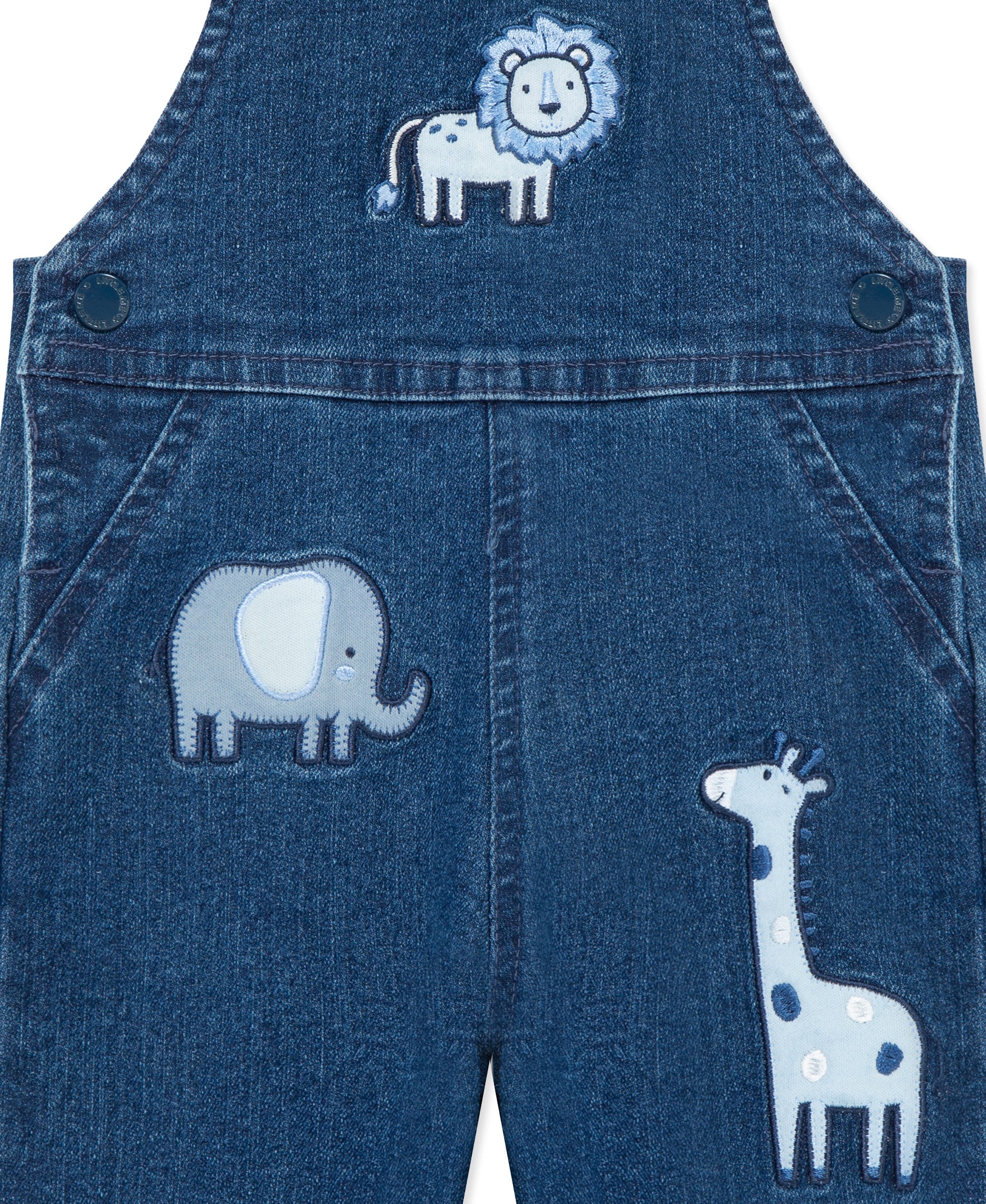 Safari Woven Overall Set (3M-12M) - Little Me