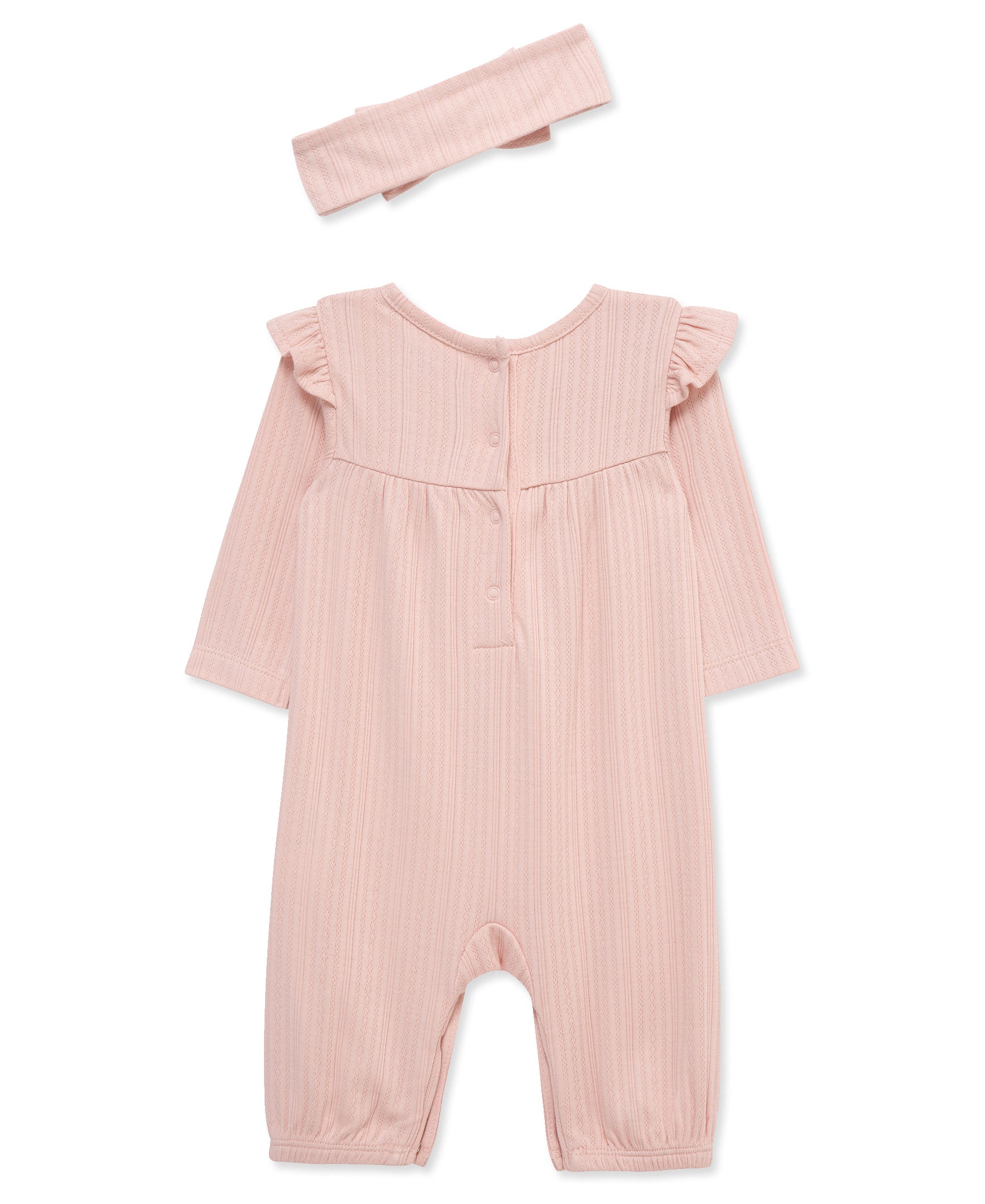 Pink Jumpsuit & Headband - Little Me