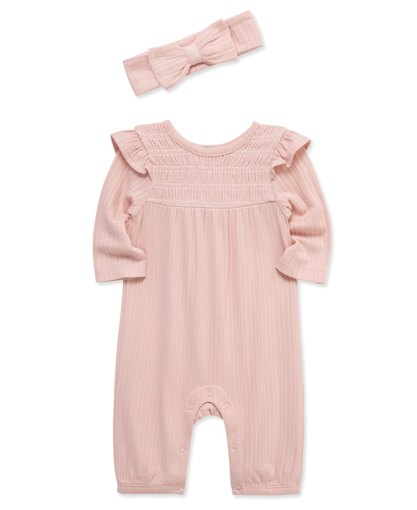 Pink Jumpsuit & Headband - Little Me
