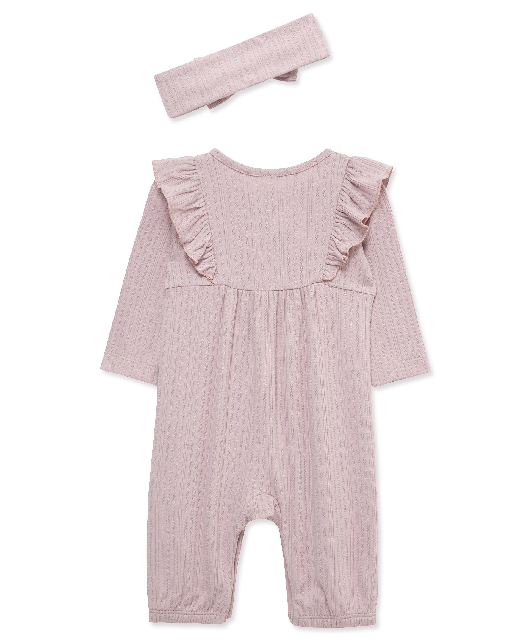Violet Jumpsuit & Headband - Little Me