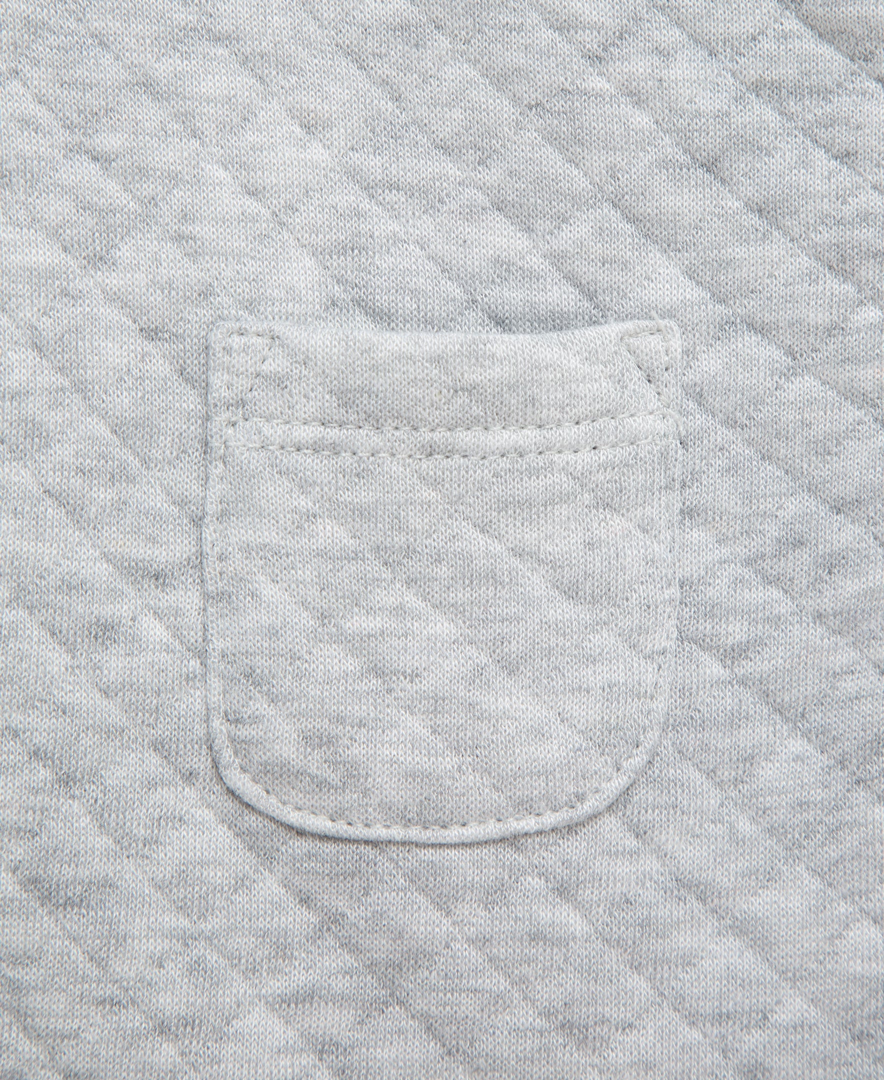 Gray Quilted Hooded Coverall - Little Me