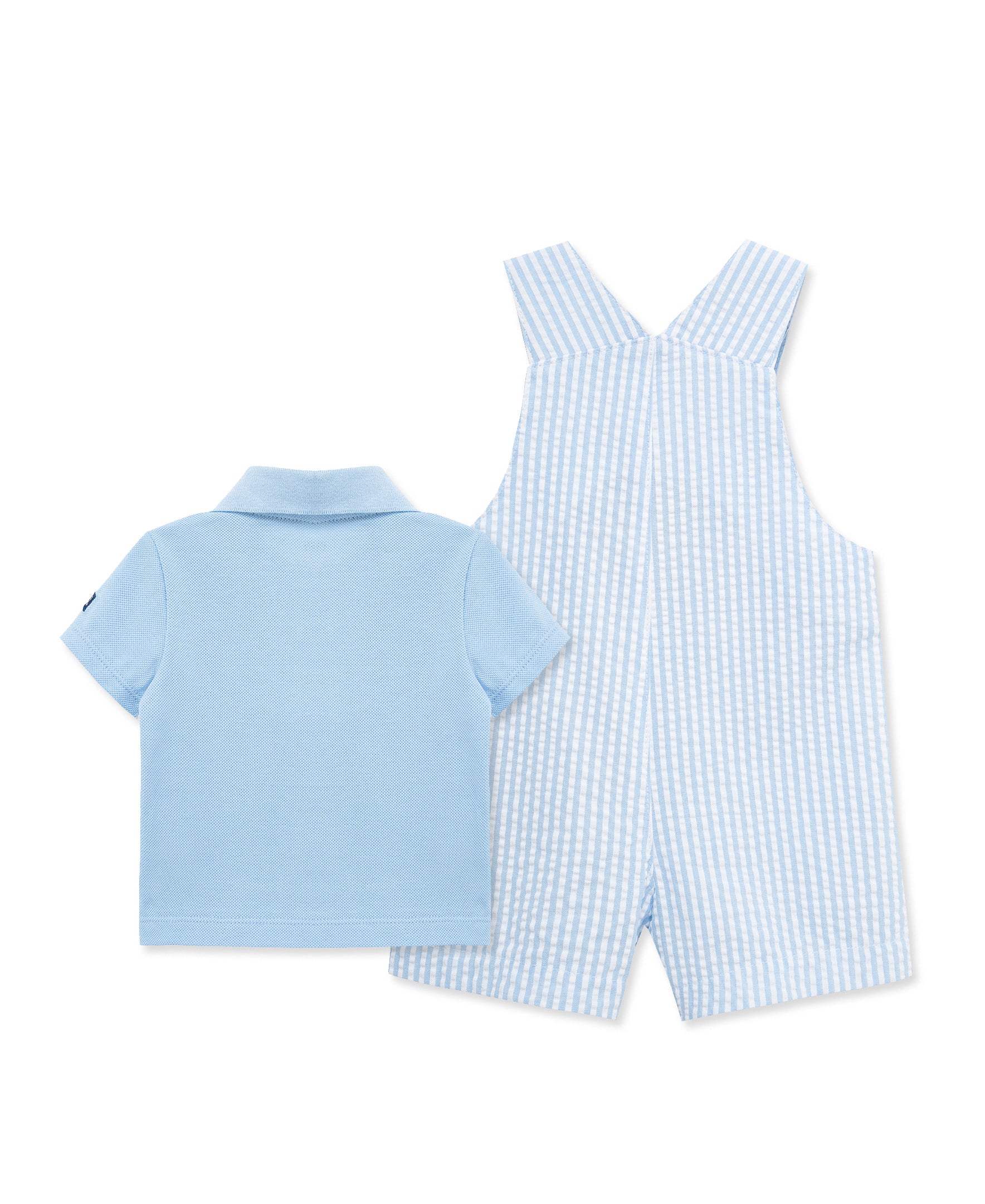 Sailboat Woven Shortall Set (3M-12M)