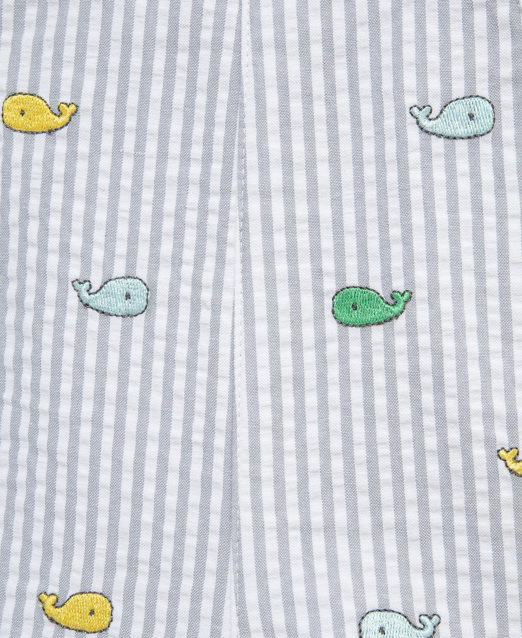 Whales Woven Shortall Set (3M-12M)