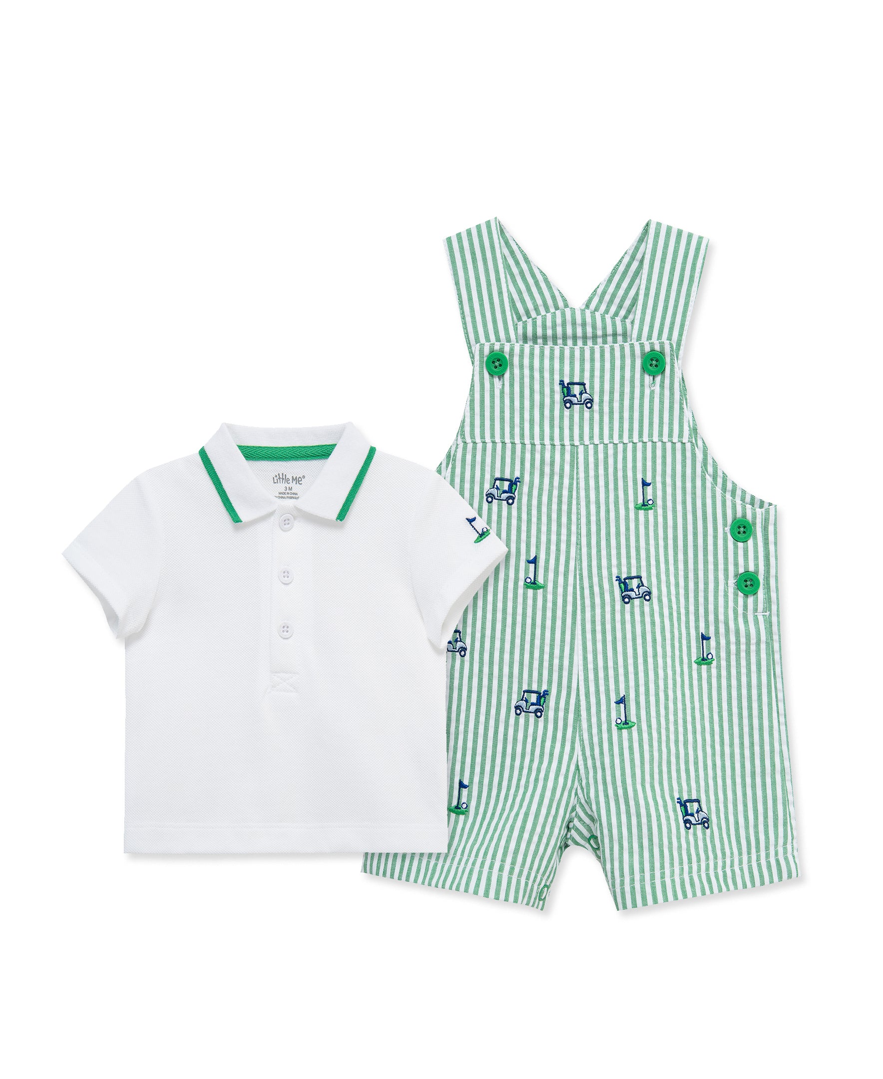 Golf Woven Shortall Set (3M-12M)