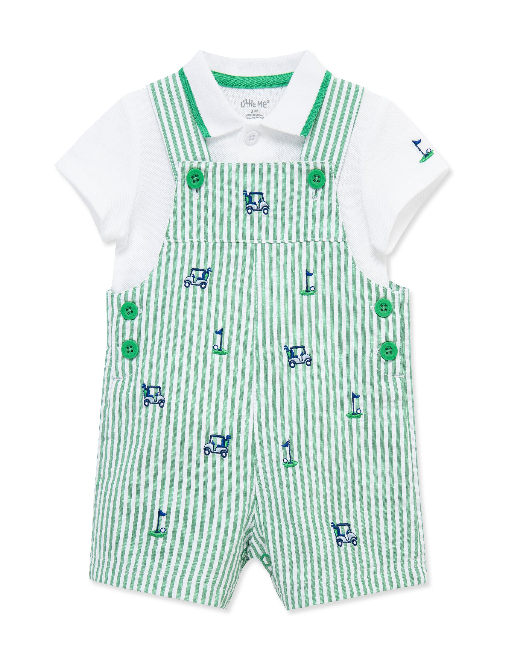 Golf Woven Shortall Set (3M-12M)