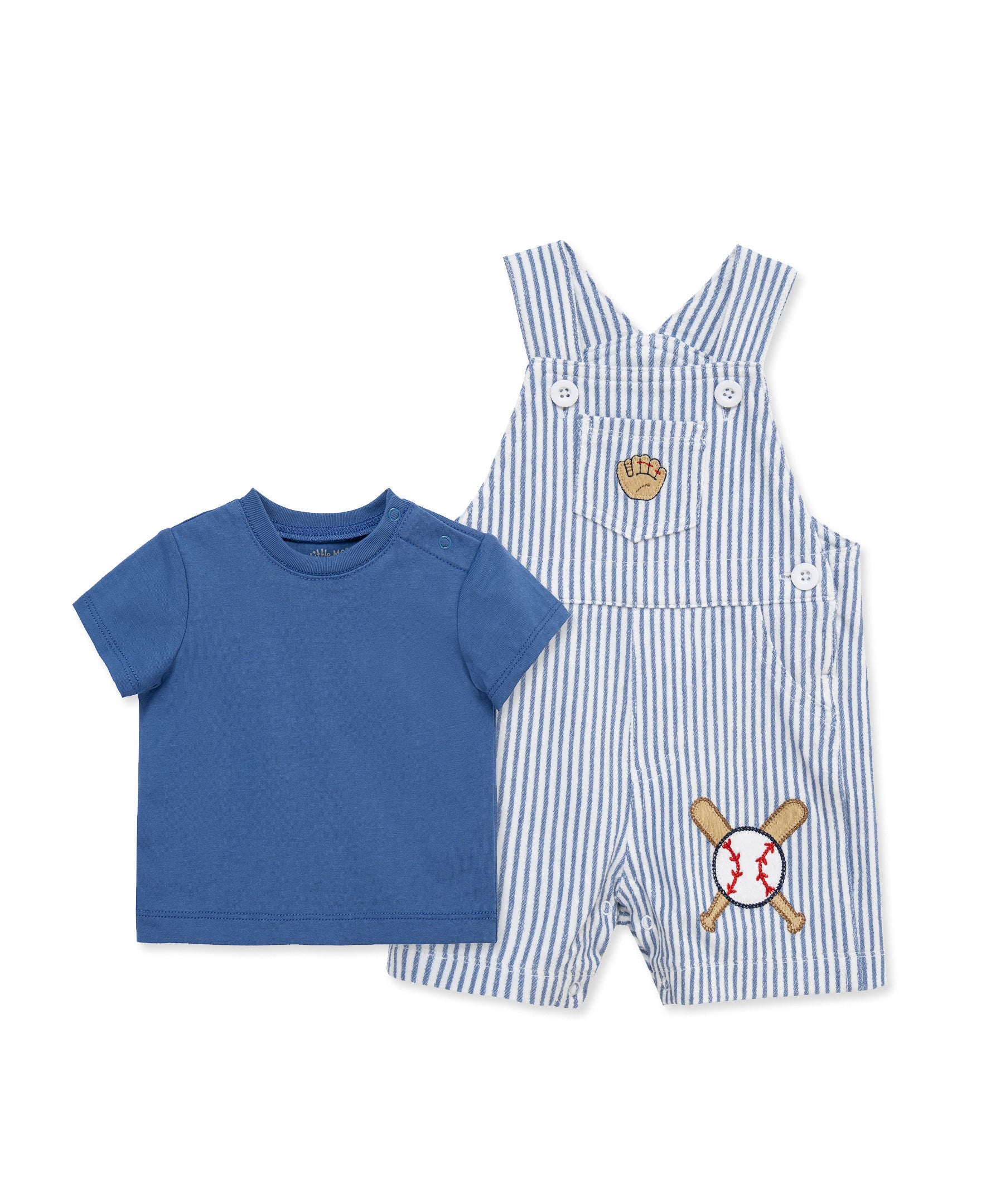 Baseball Shortall Set (3M-12M)