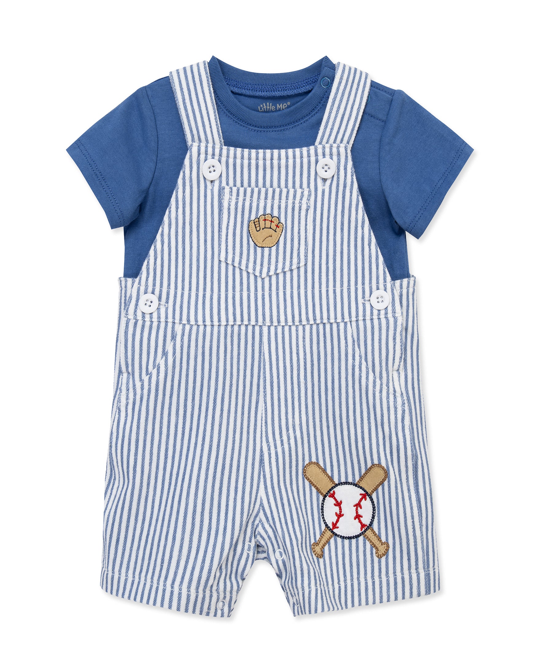 Baseball Shortall Set (3M-12M)