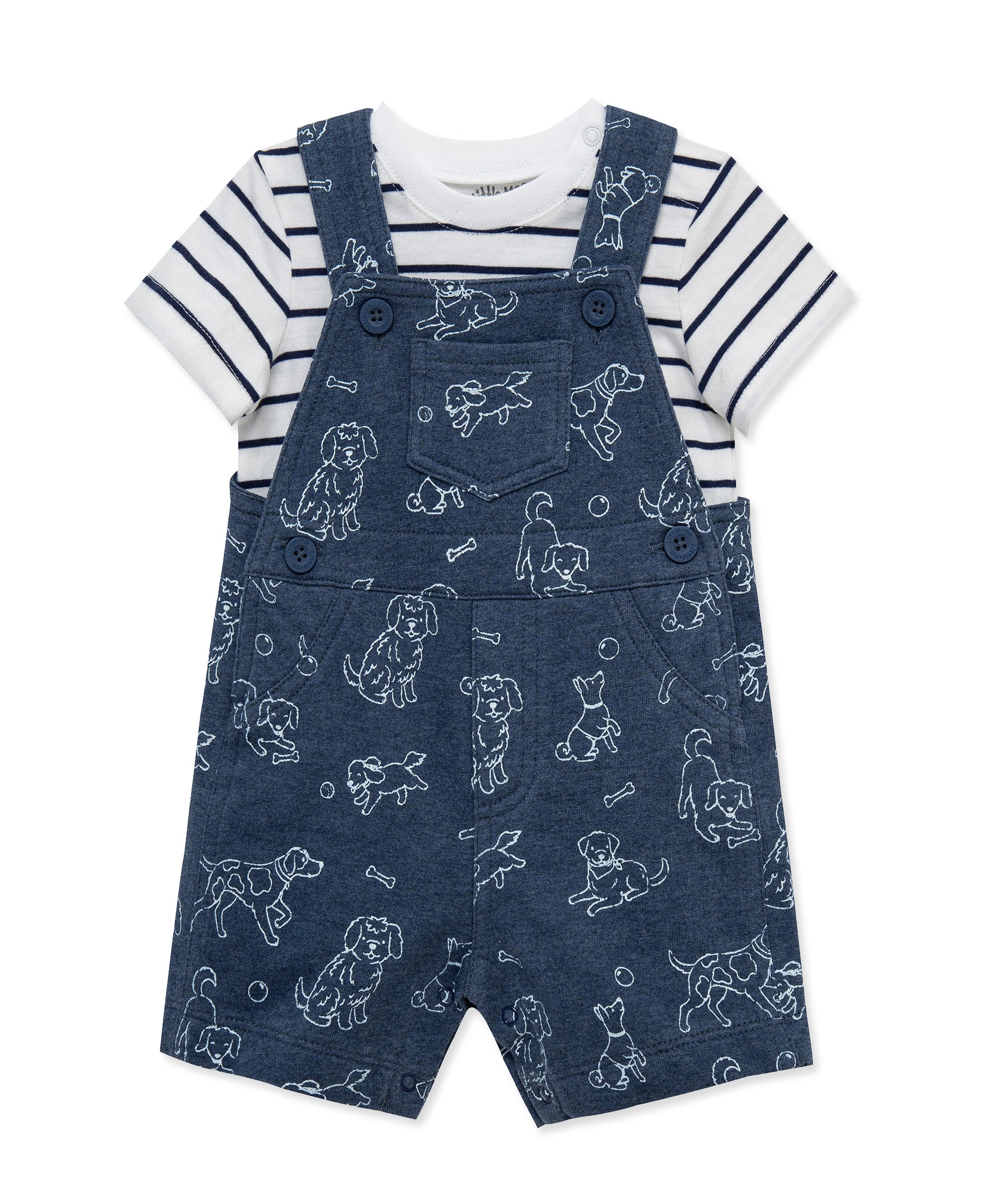 Puppies Shortall Set (3M-12M)