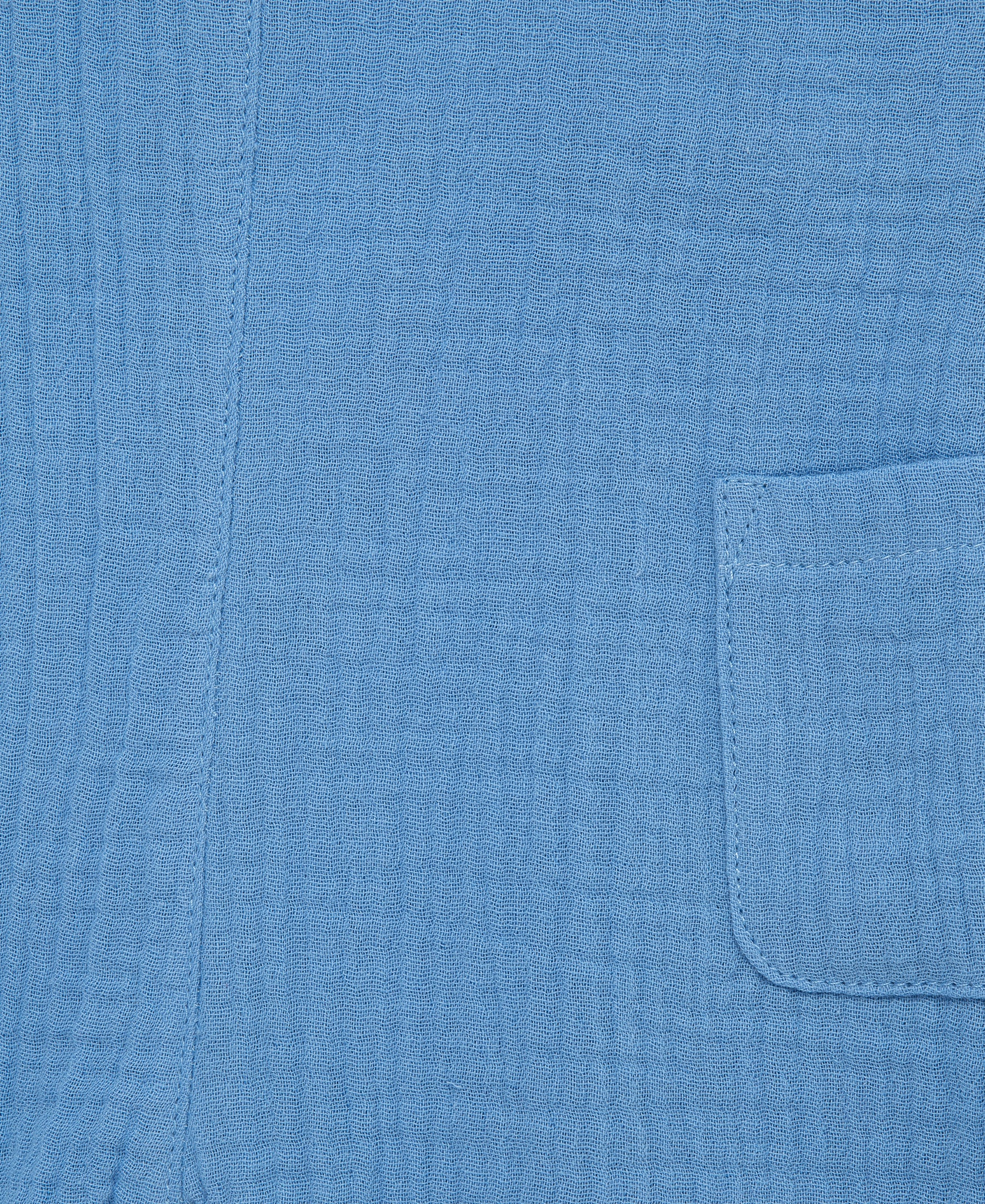 Solid Gauze Shortall Set