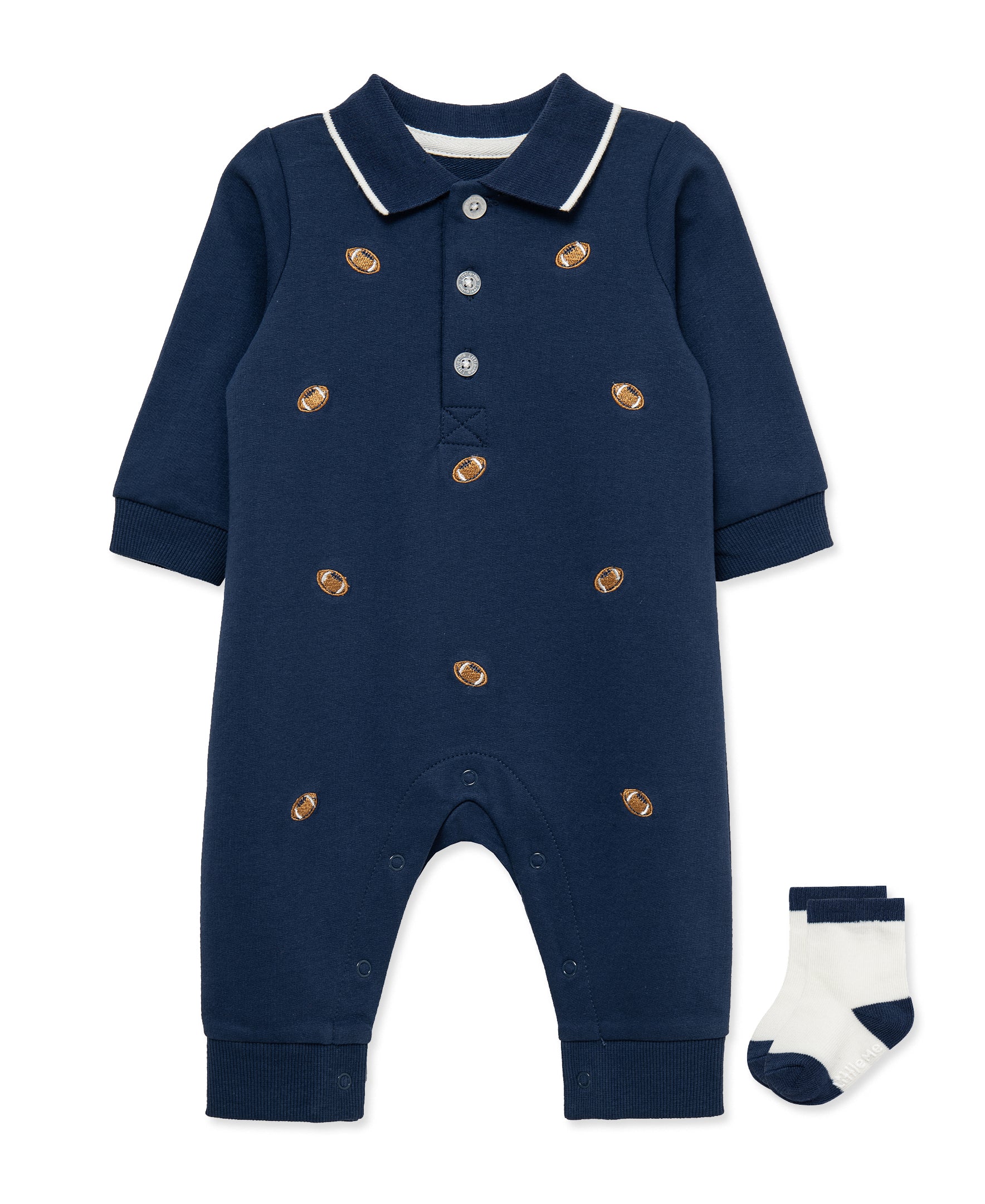 Football Coverall & Socks - Little Me