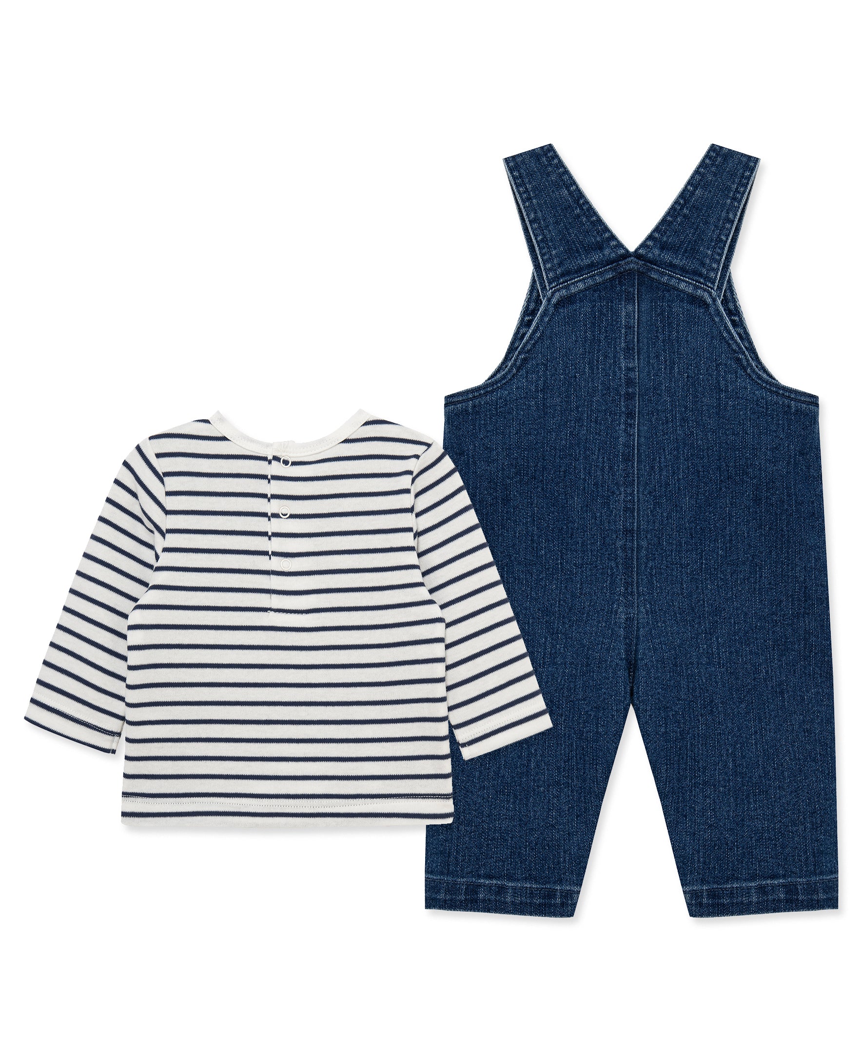 Dino Woven Overall Set (12M-24M) - Little Me