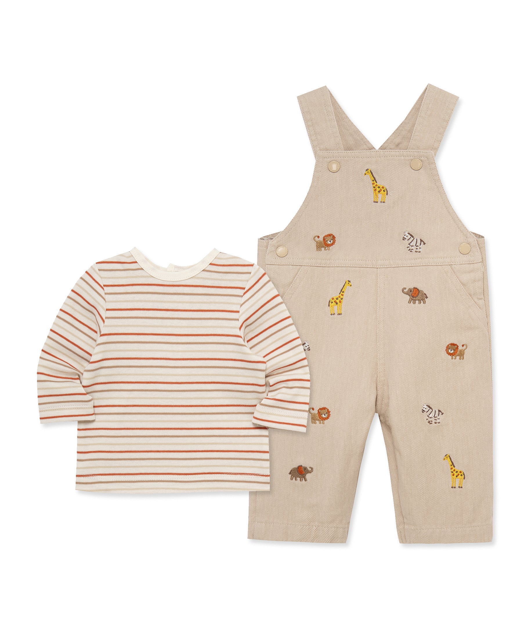 Safari Woven Overall Set (12M-24M) - Little Me