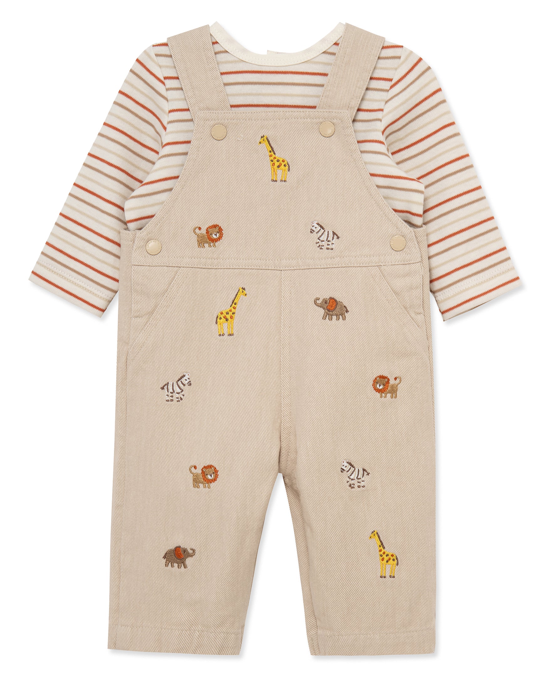 Safari Woven Overall Set (12M-24M) - Little Me