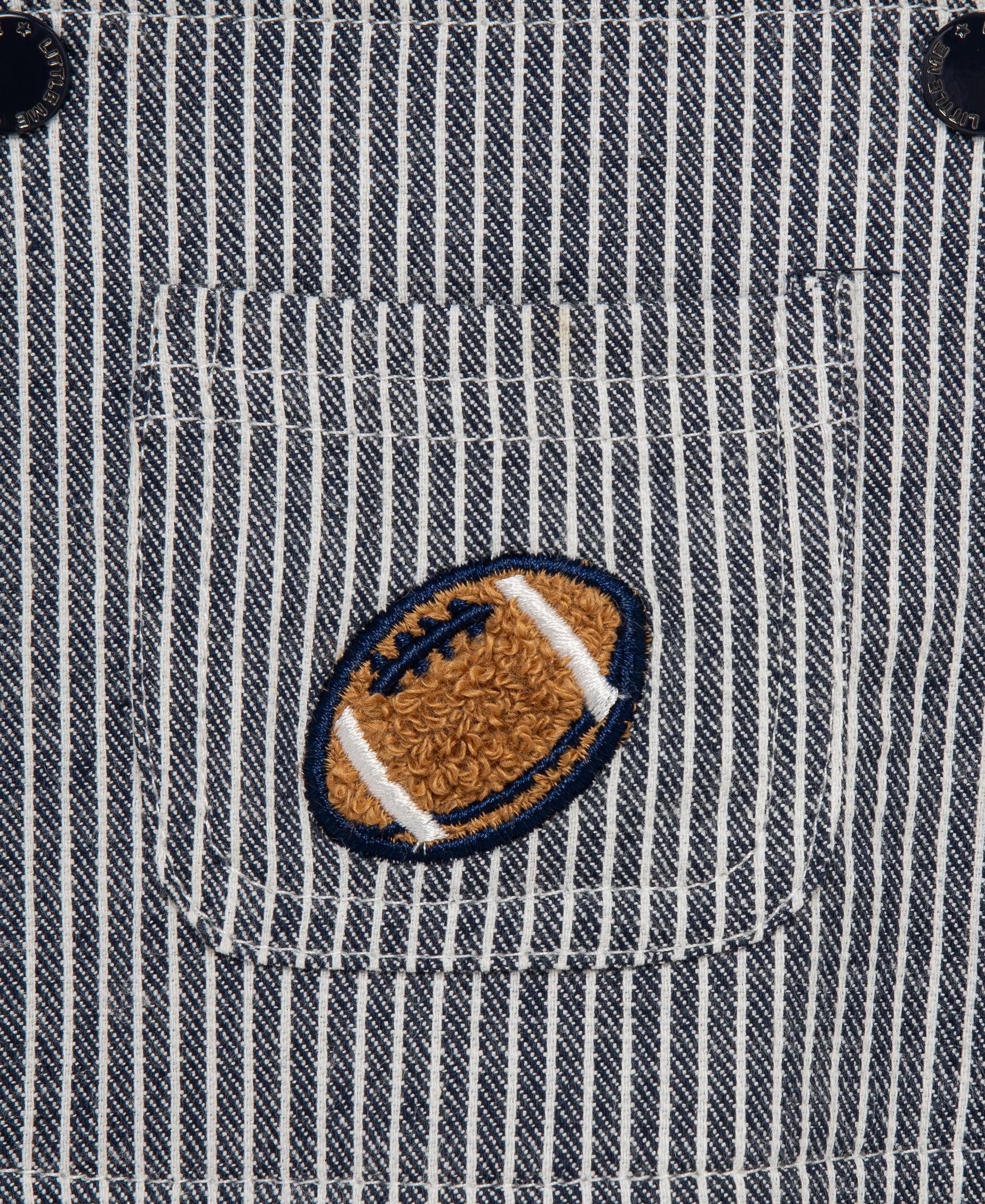 Football Woven Overall Set (3M-12M) - Little Me