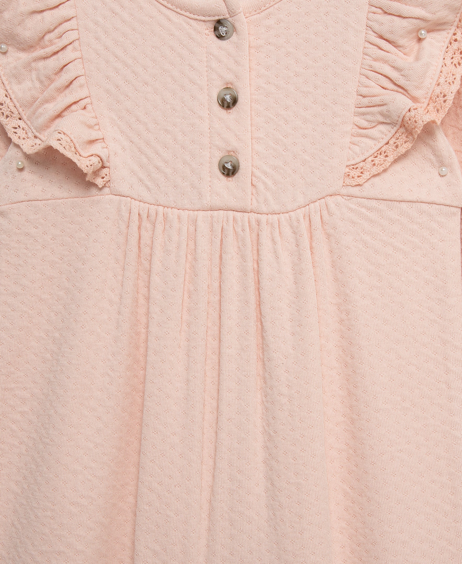 Pink Button Coverall Set - Little Me