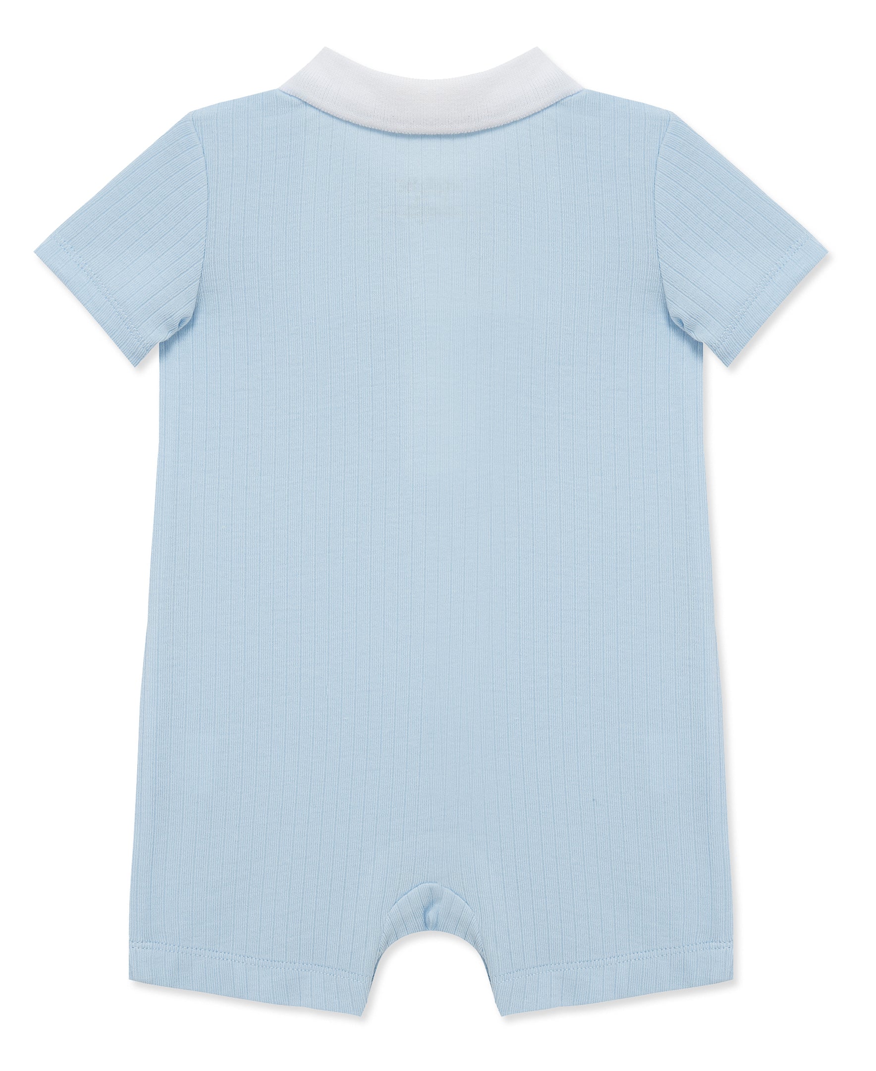 Breeze Rib Knit Polo Romper