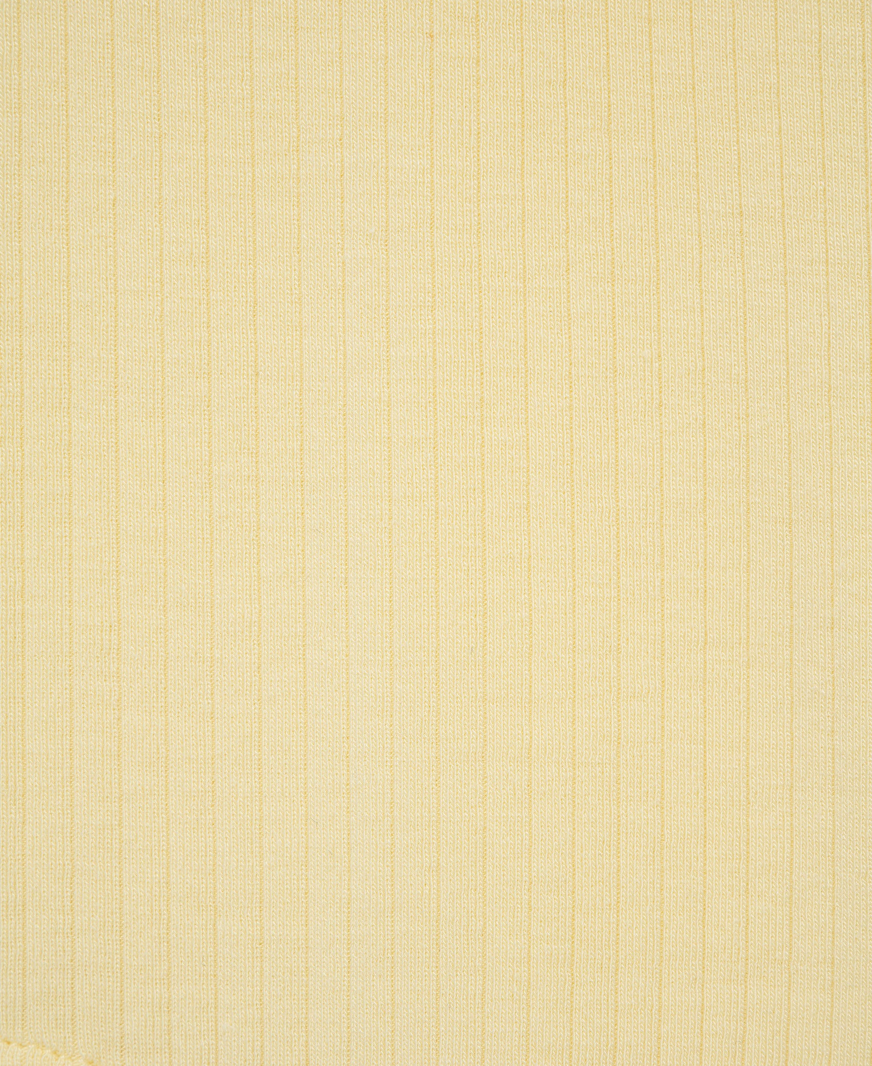 Yellow Rib Knit Polo Romper