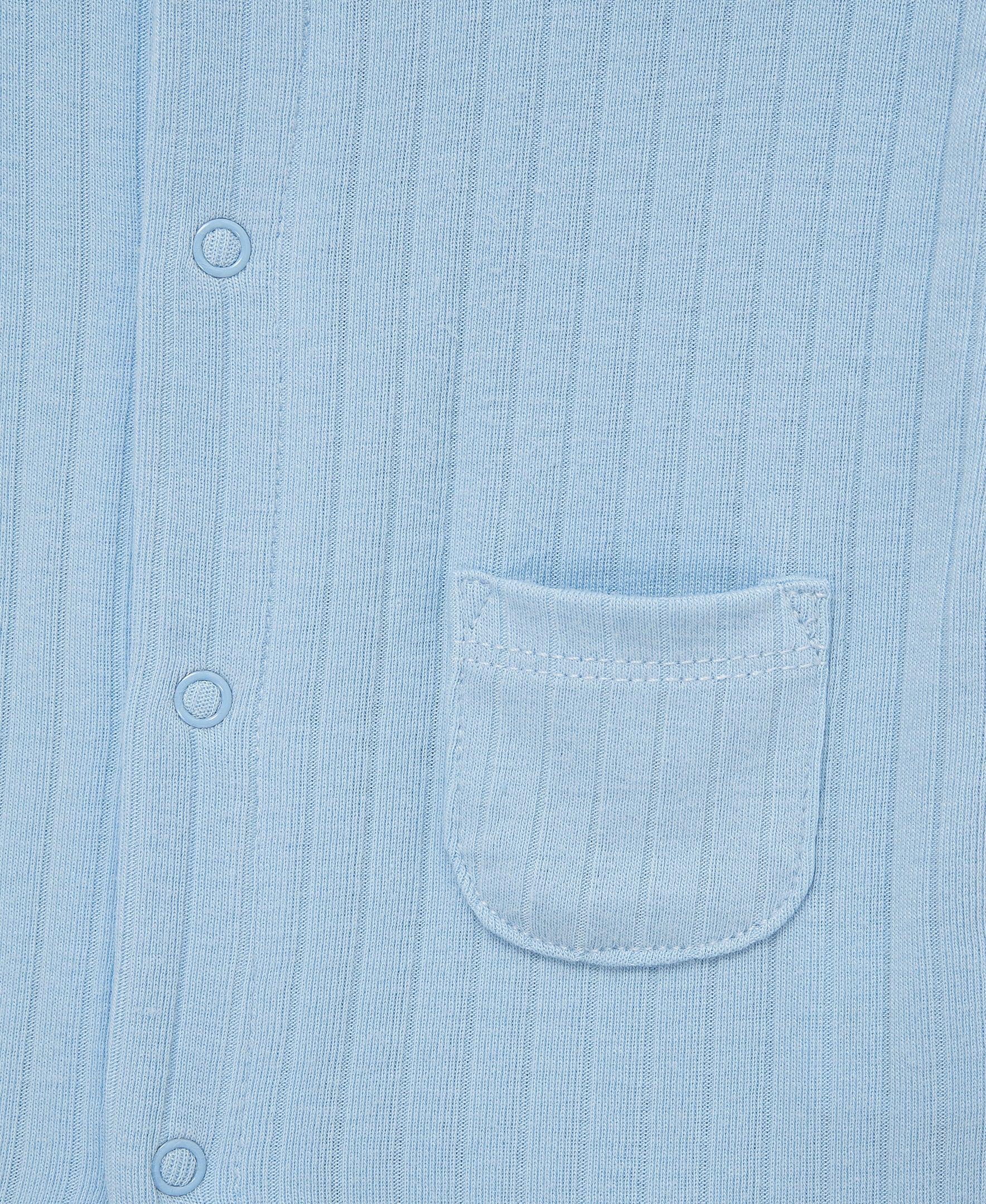 Bluebell Rib Knit Pocket Romper