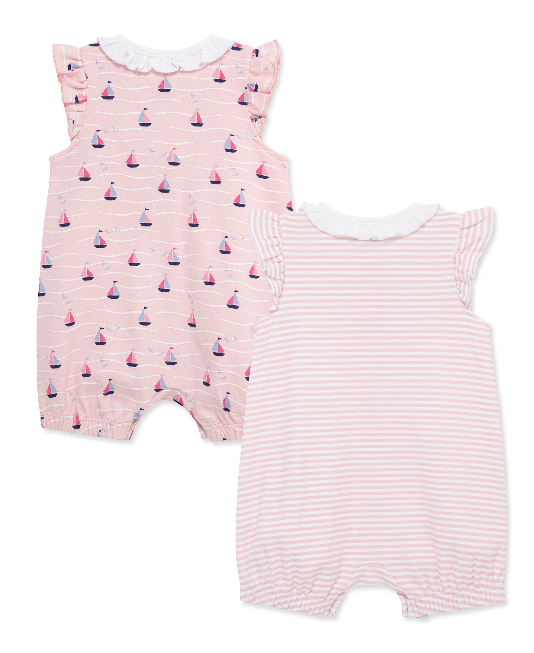 Sailboats Rompers 2-Pack