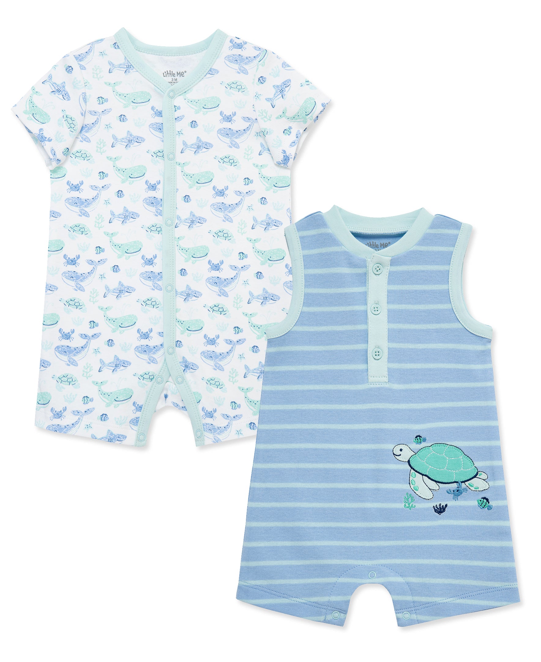Sea Life Rompers (2-Pack)