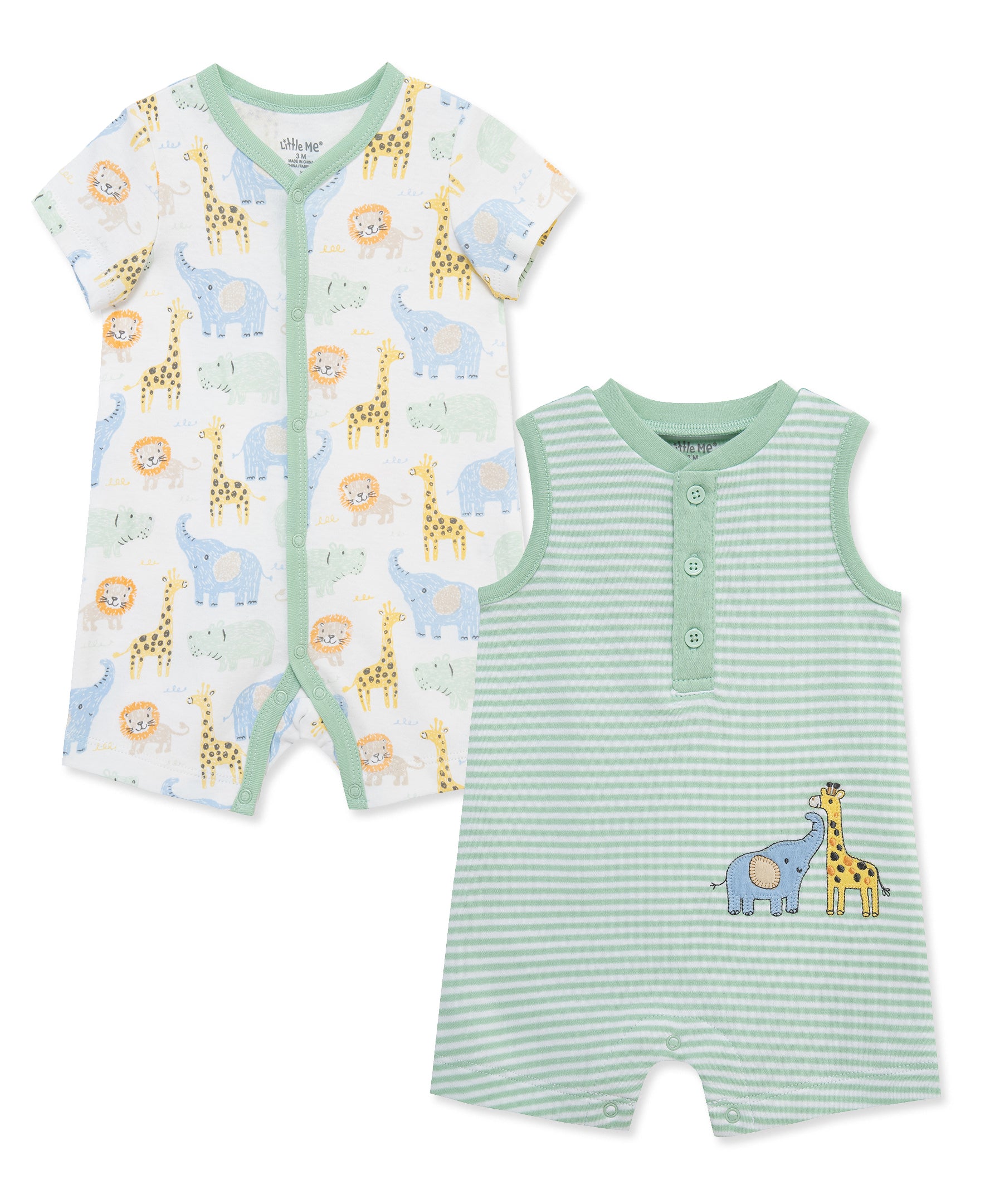 Safari Rompers (2-Pack)