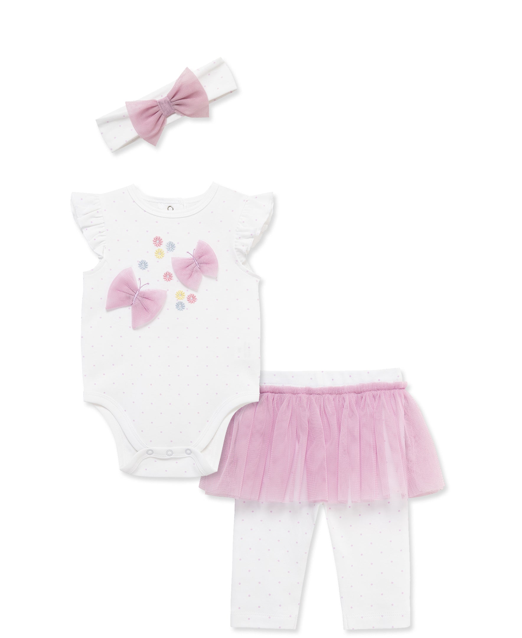 Butterfly Skegging & Headband Set (12M-24M)