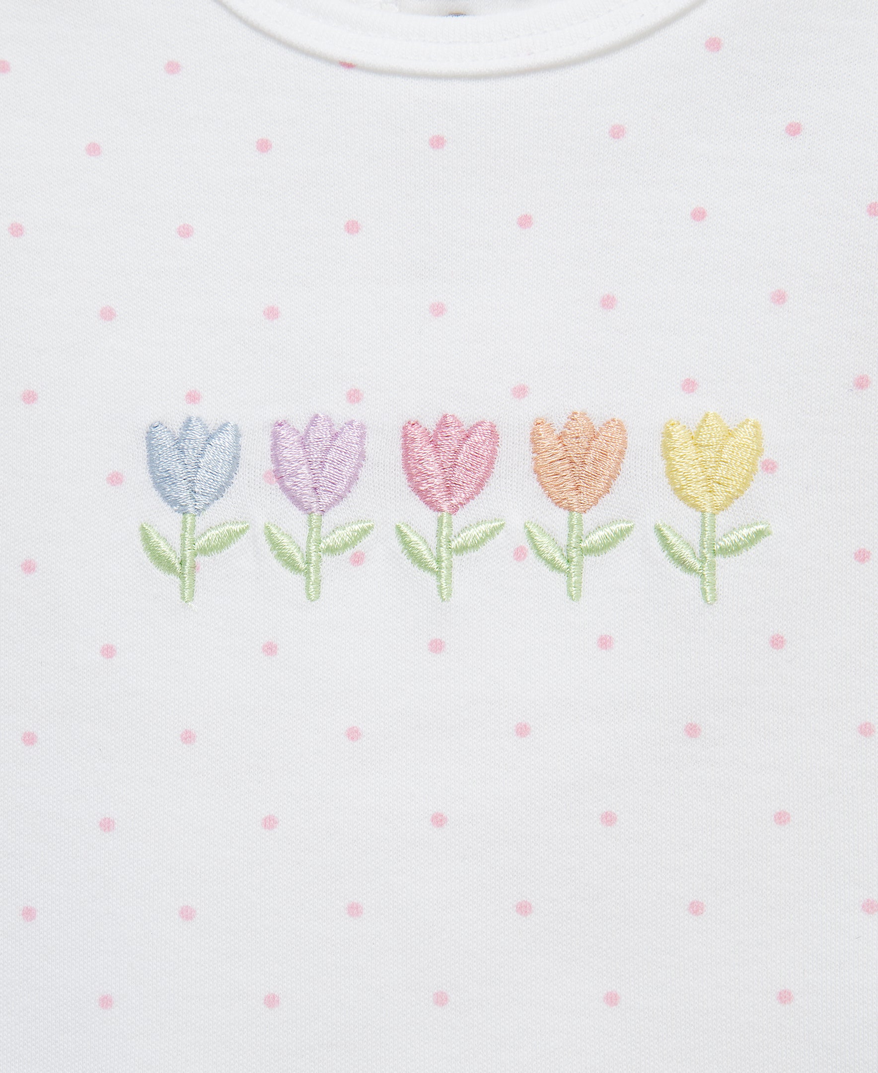 Tulips Skegging & Headband Set (3M-12M)