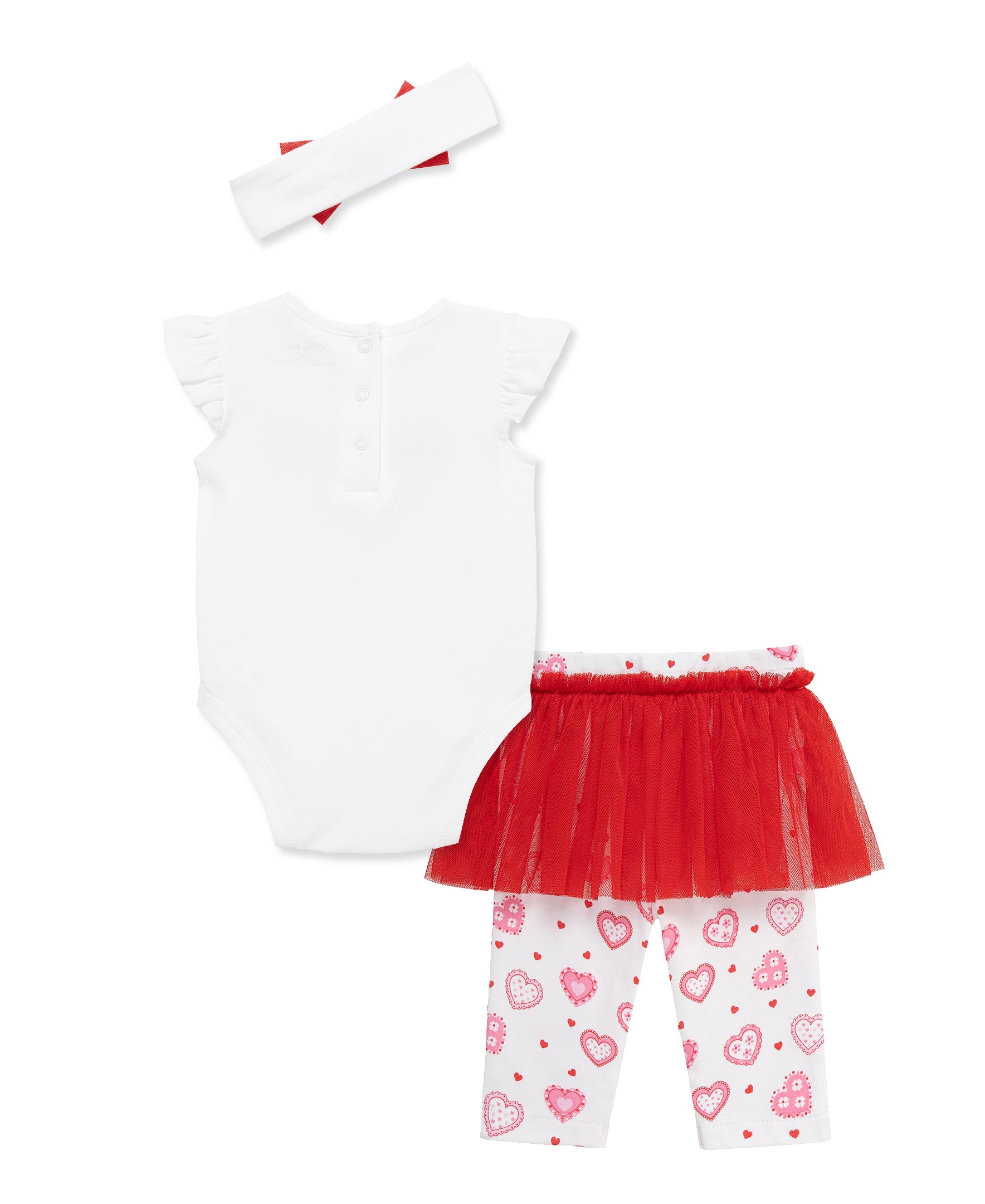Sweetheart Bodysuit Skegging Set - Little Me