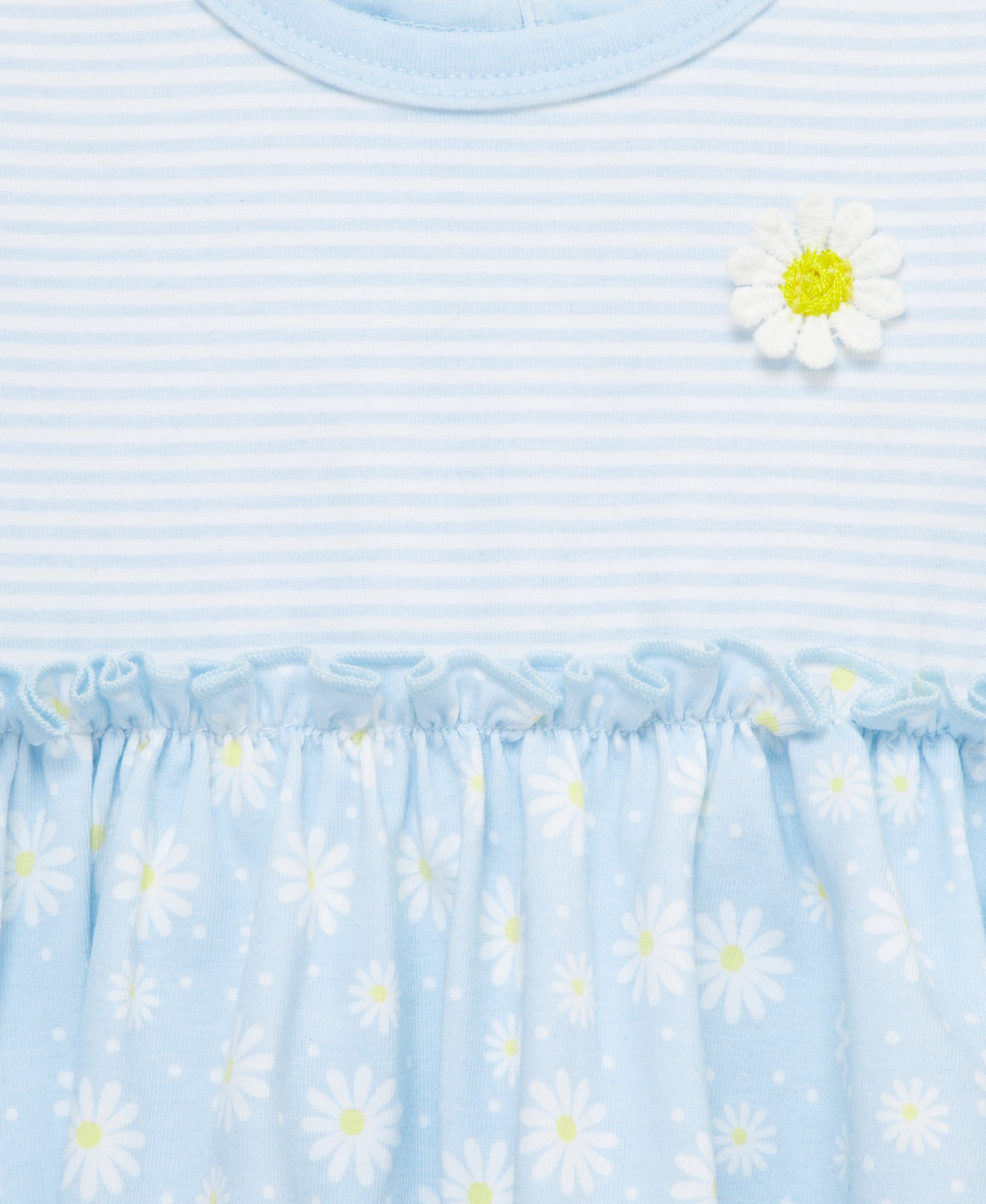 Daisies Bodysuit Dress & Headband Set - Little Me