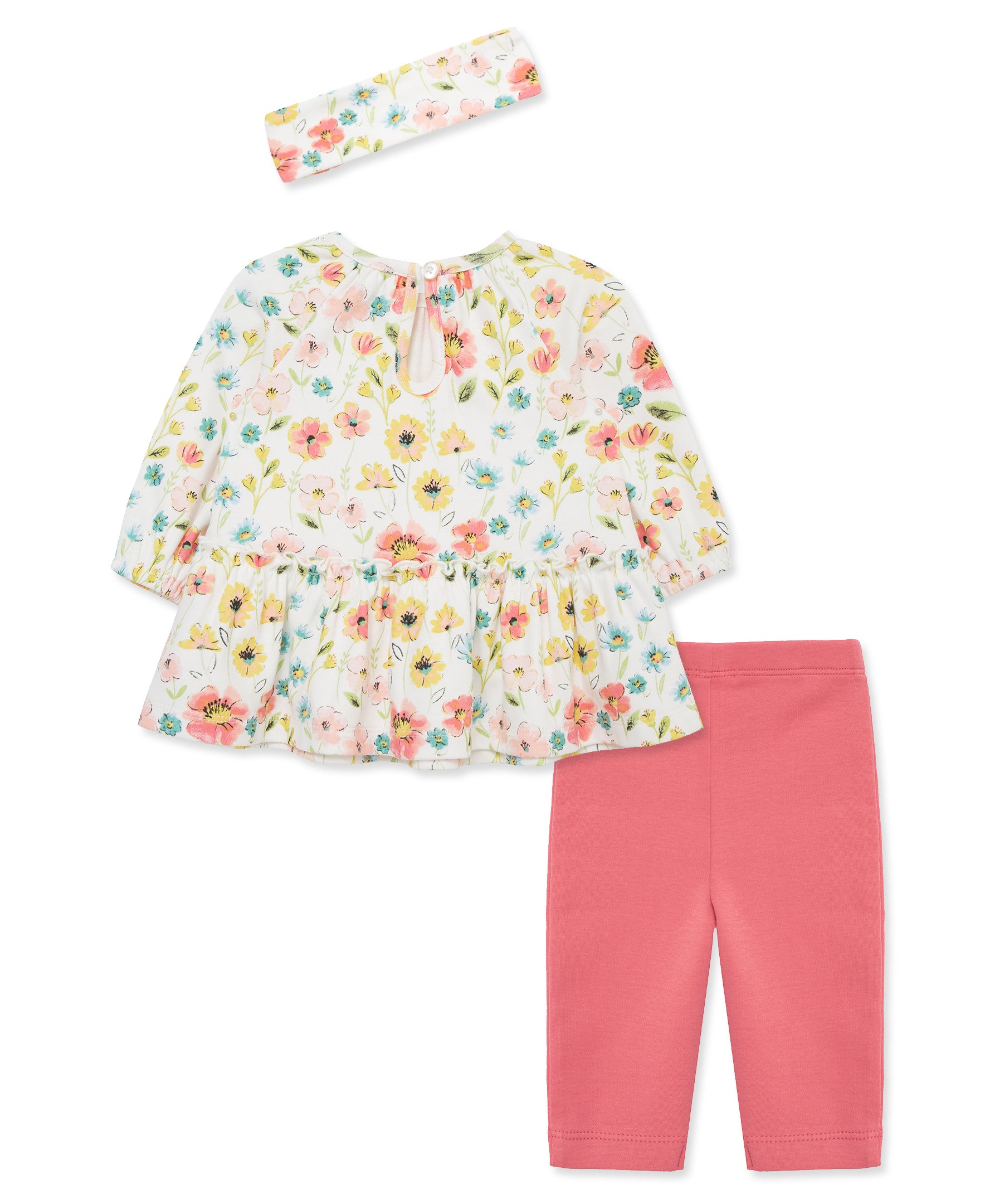 Brushed Floral Tunic Set (3M-12M) - Little Me