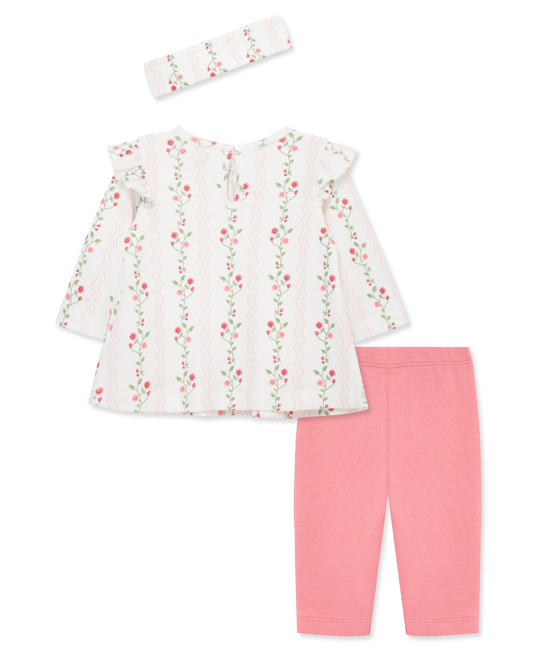 Zig-Zag Floral Tunic Set (3M-12M) - Little Me