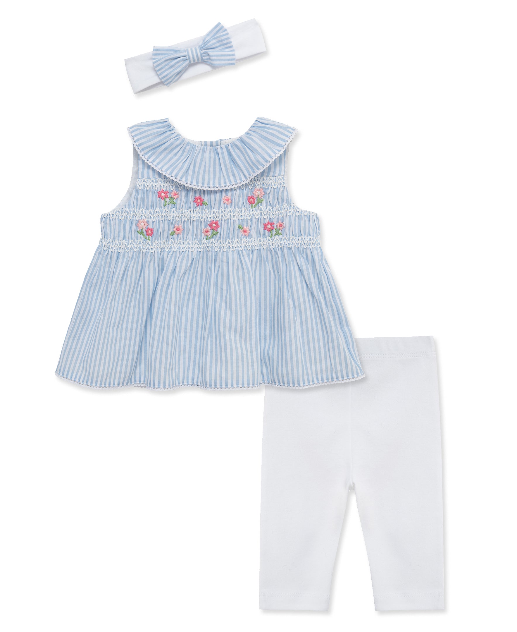 Smock Floral Woven Tunic & Legging Set (12M-24M)
