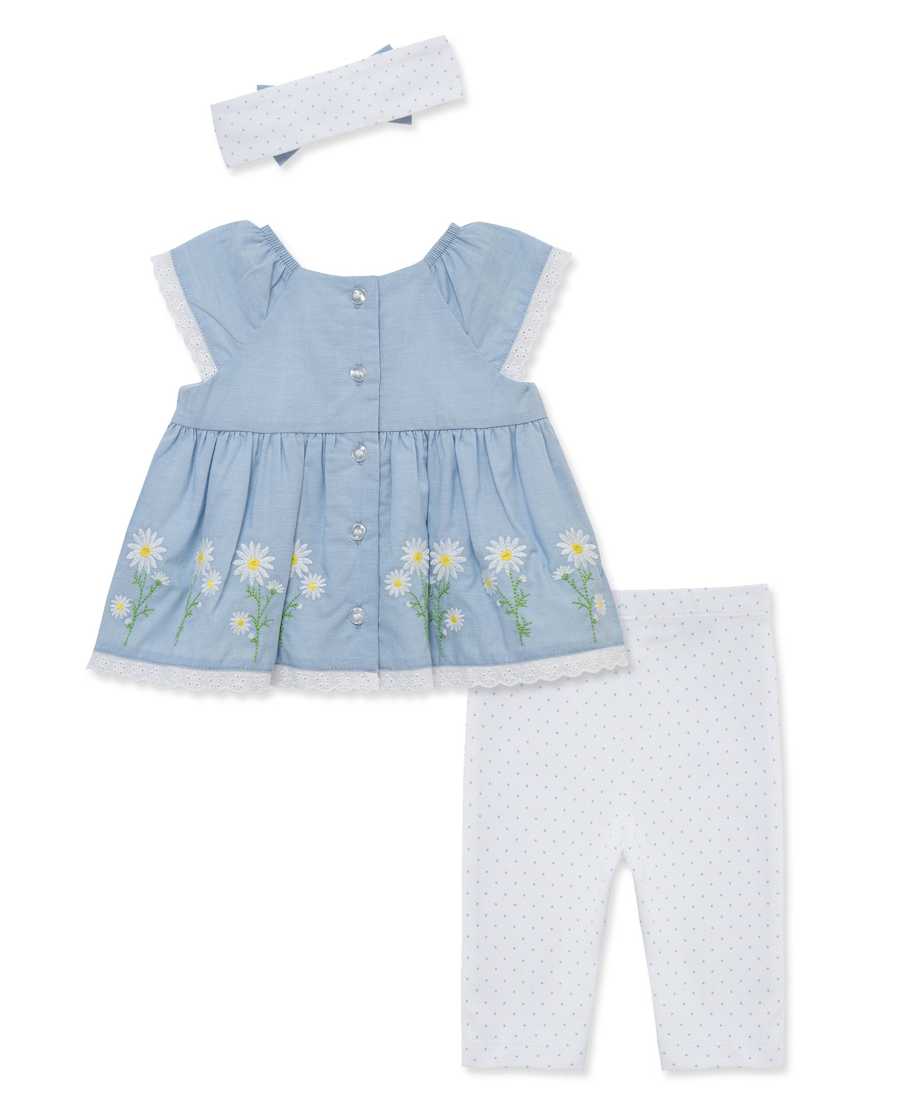 Daisy Border Tunic & Legging Set (3M-12M)
