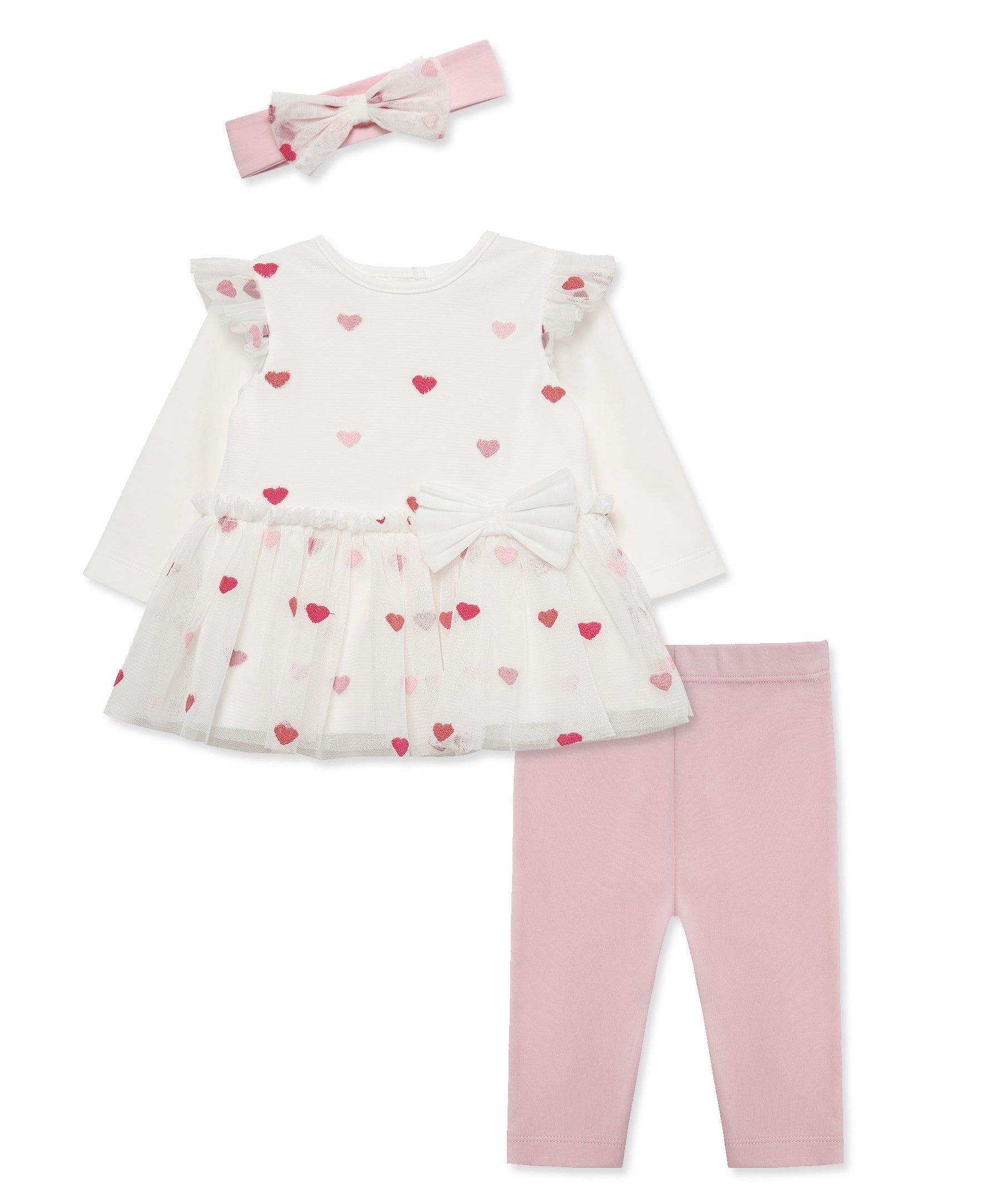 Hearts Tutu & Legging Set (12M-24M) - Little Me