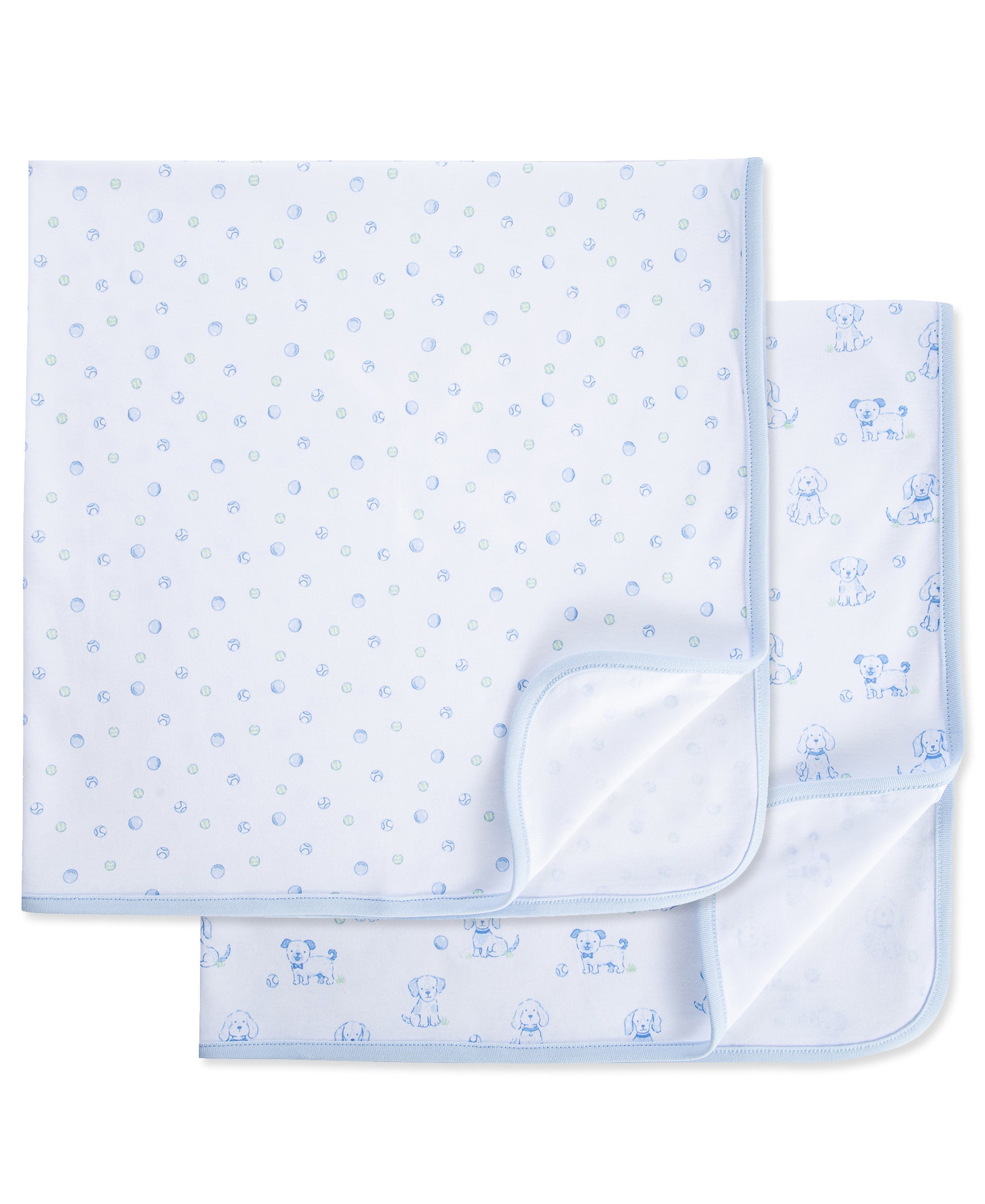 Peppy Puppies Receiving Blankets (2-Pack) - Little Me