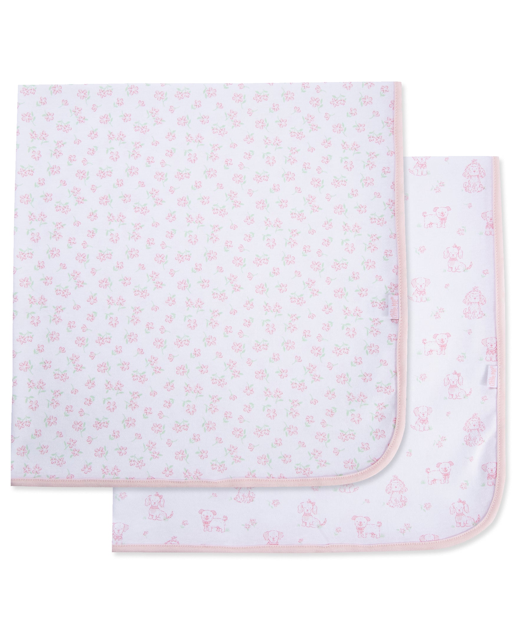Pretty Puppies Receiving Blankets (2-Pack) - Little Me
