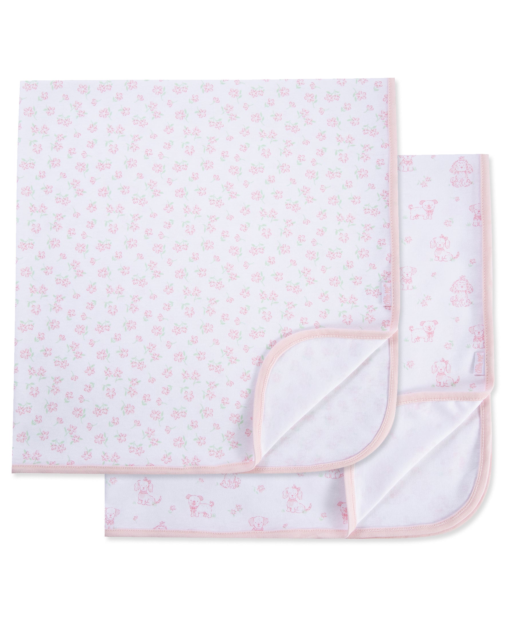 Pretty Puppies Receiving Blankets (2-Pack) - Little Me