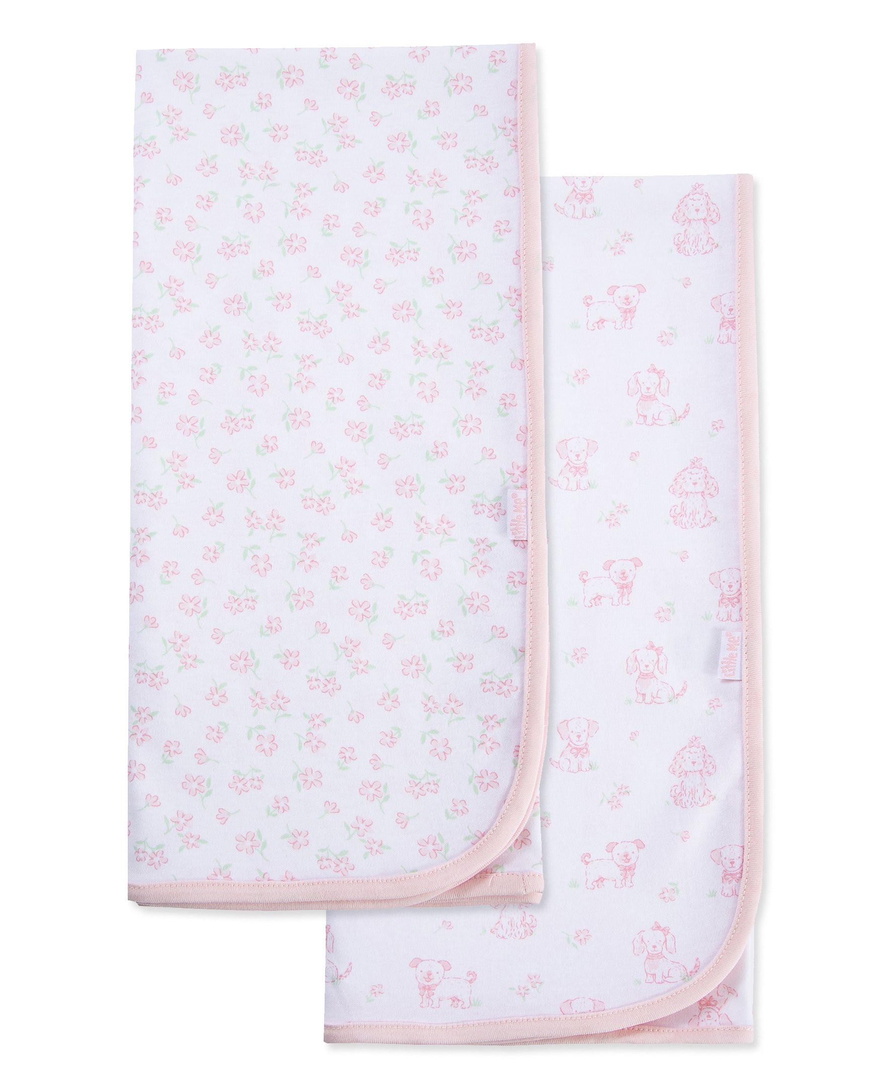 Pretty Puppies Receiving Blankets (2-Pack) - Little Me