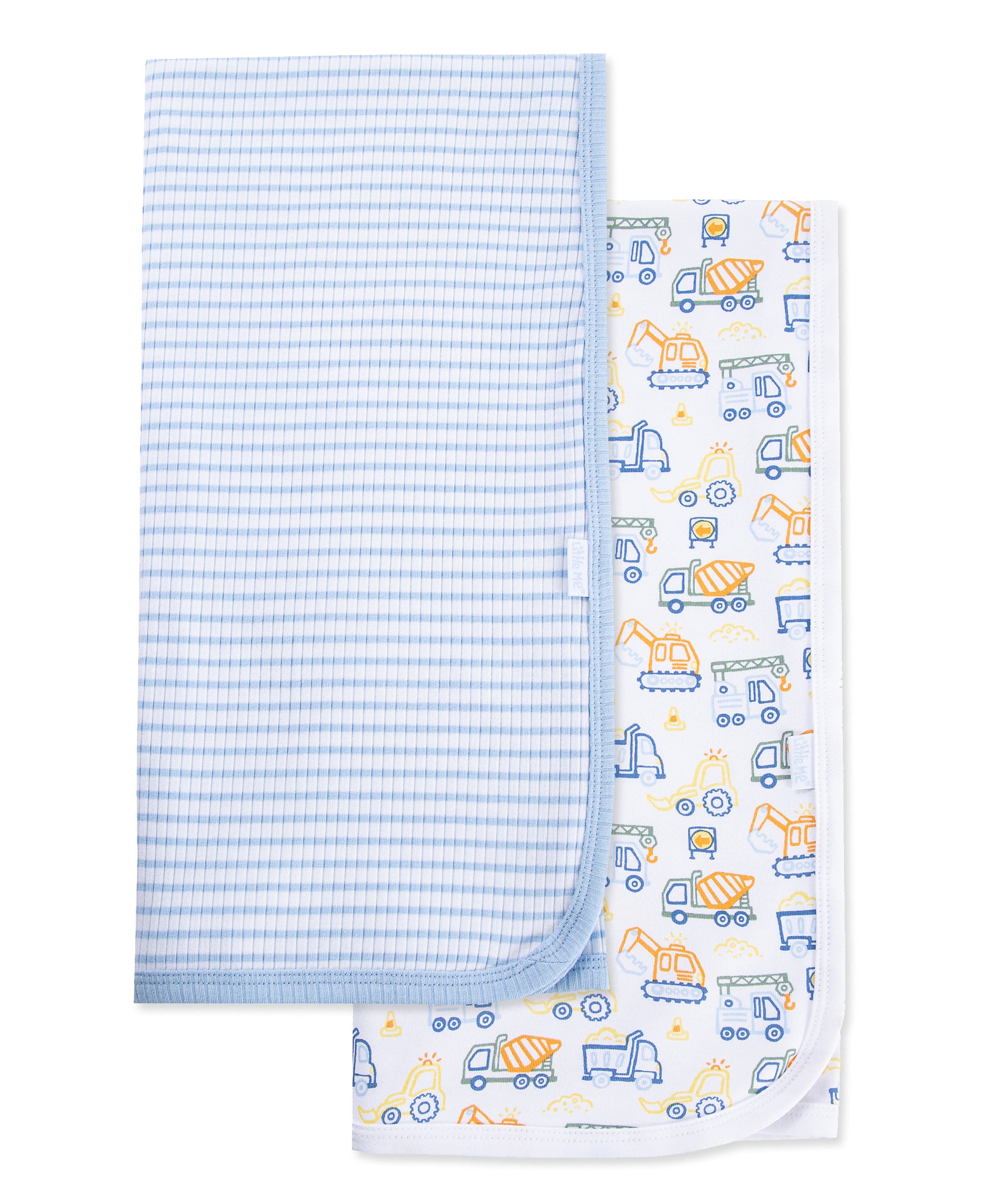 Trucks Receiving Blankets (2-Pack) - Little Me