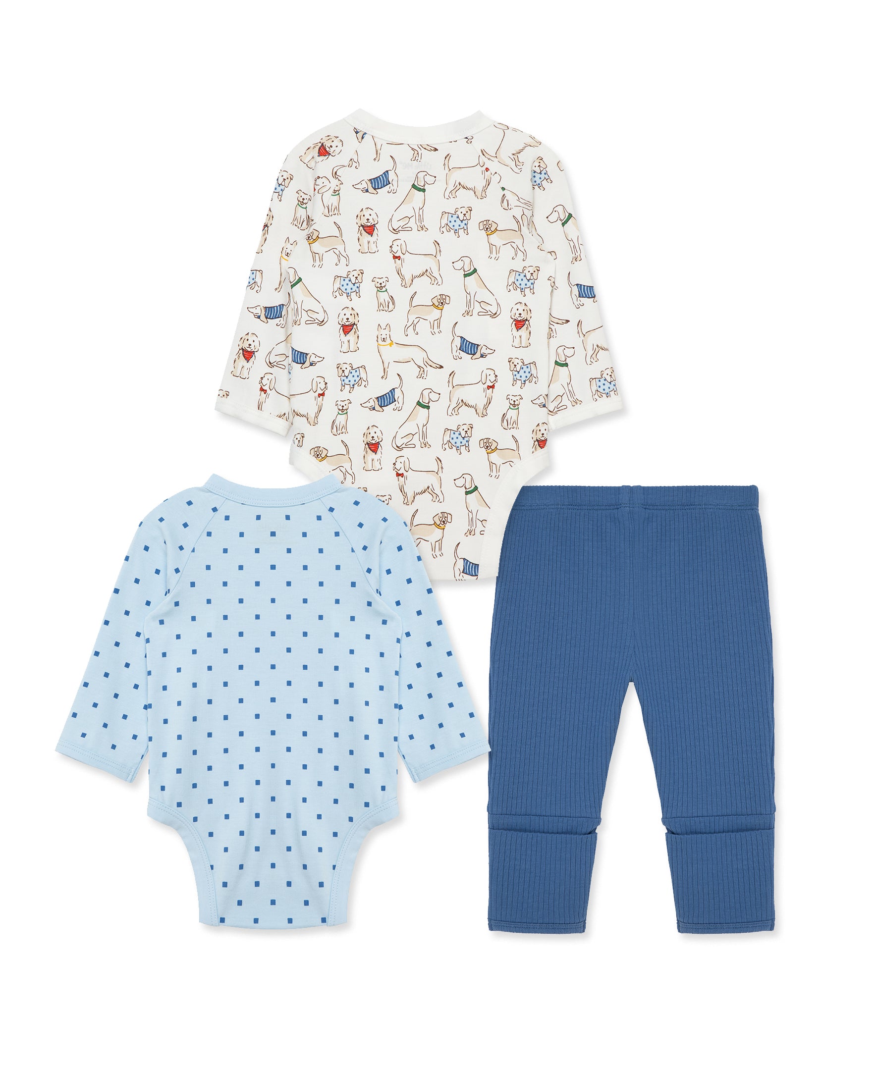 Pup Parade 3-Piece Bodysuit & Pant Set - Little Me