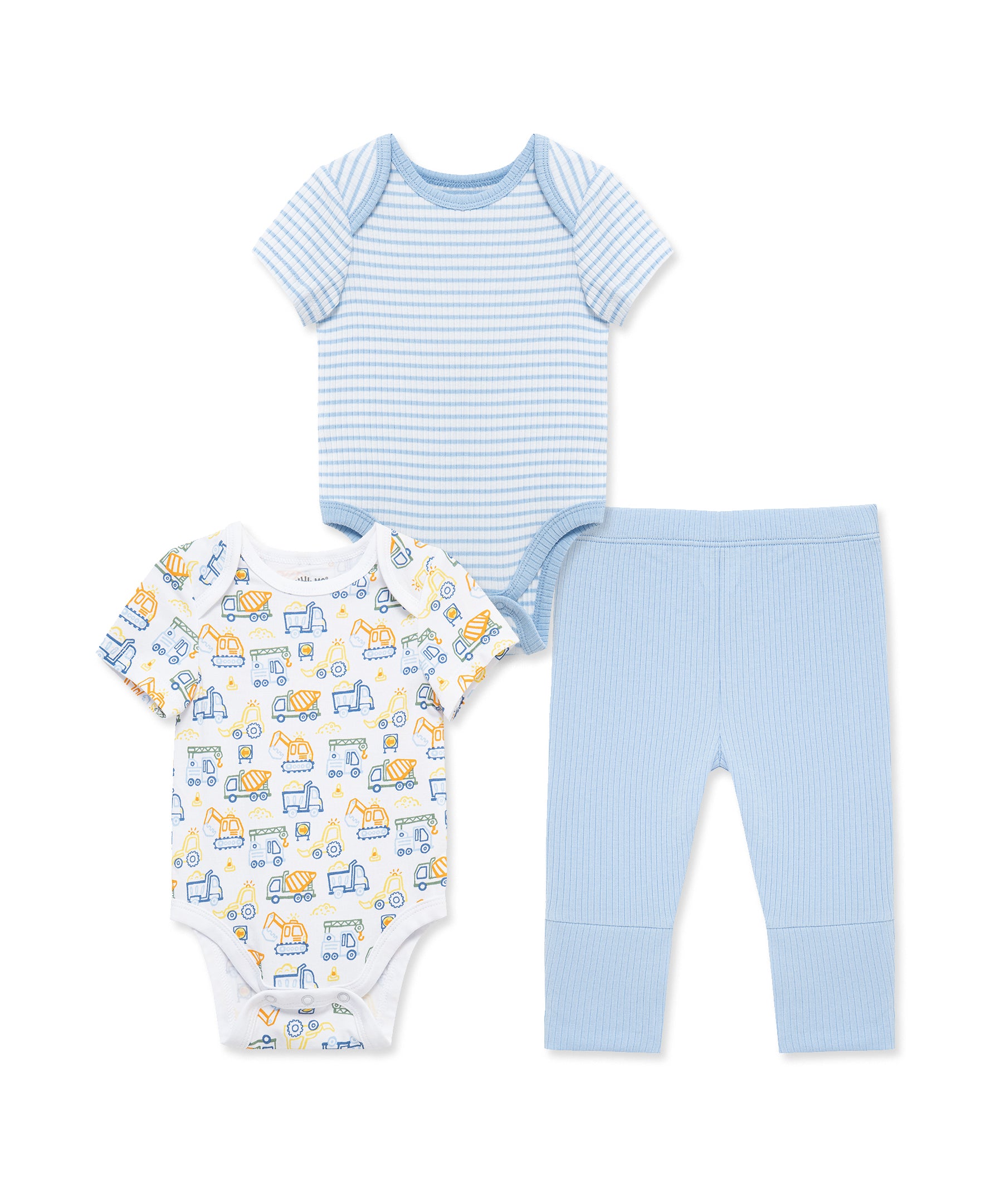 Trucks 3-Piece Bodysuit & Pant Set - Little Me