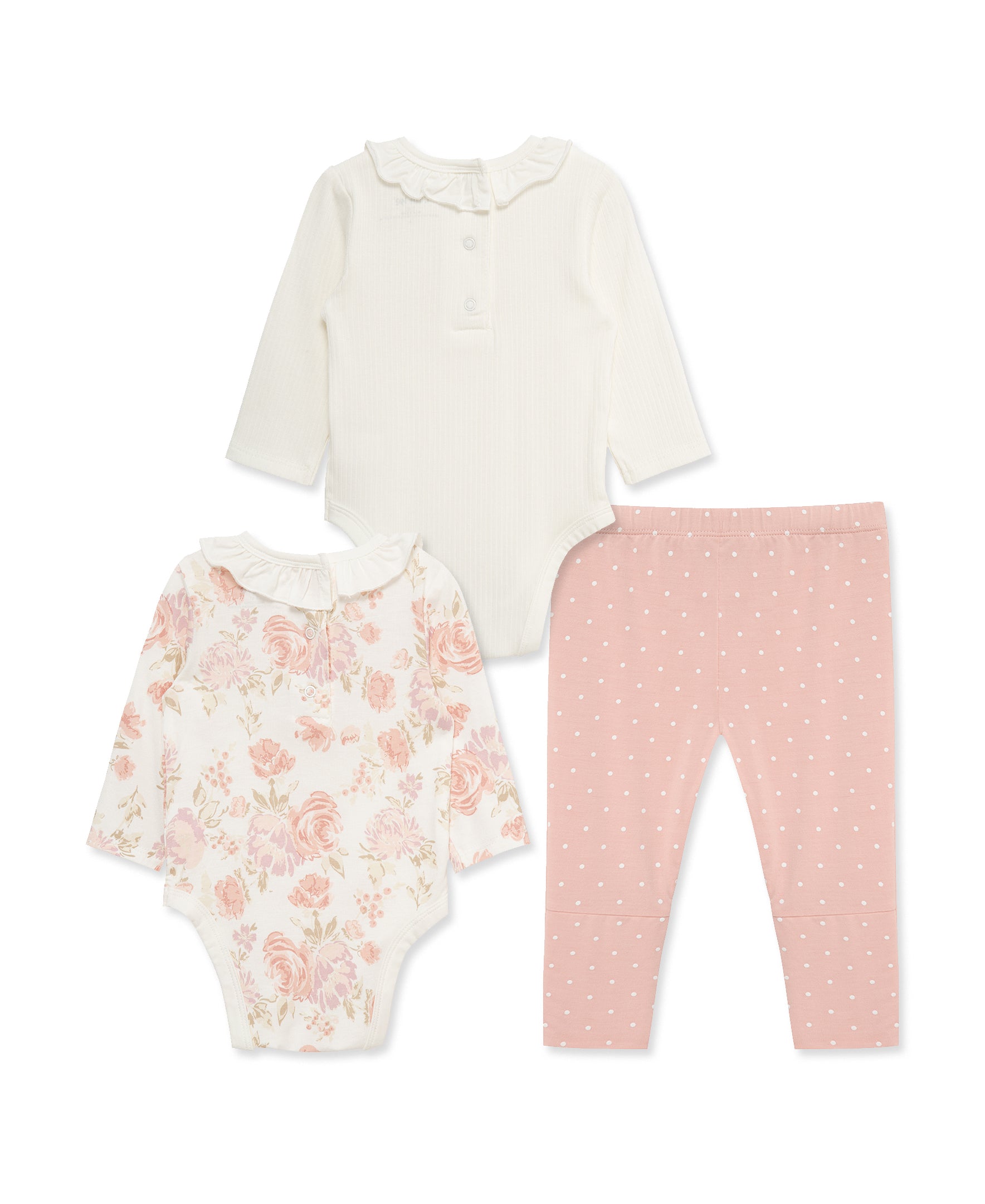 Fabulous Floral 3-Piece Bodysuit & Pant Set - Little Me