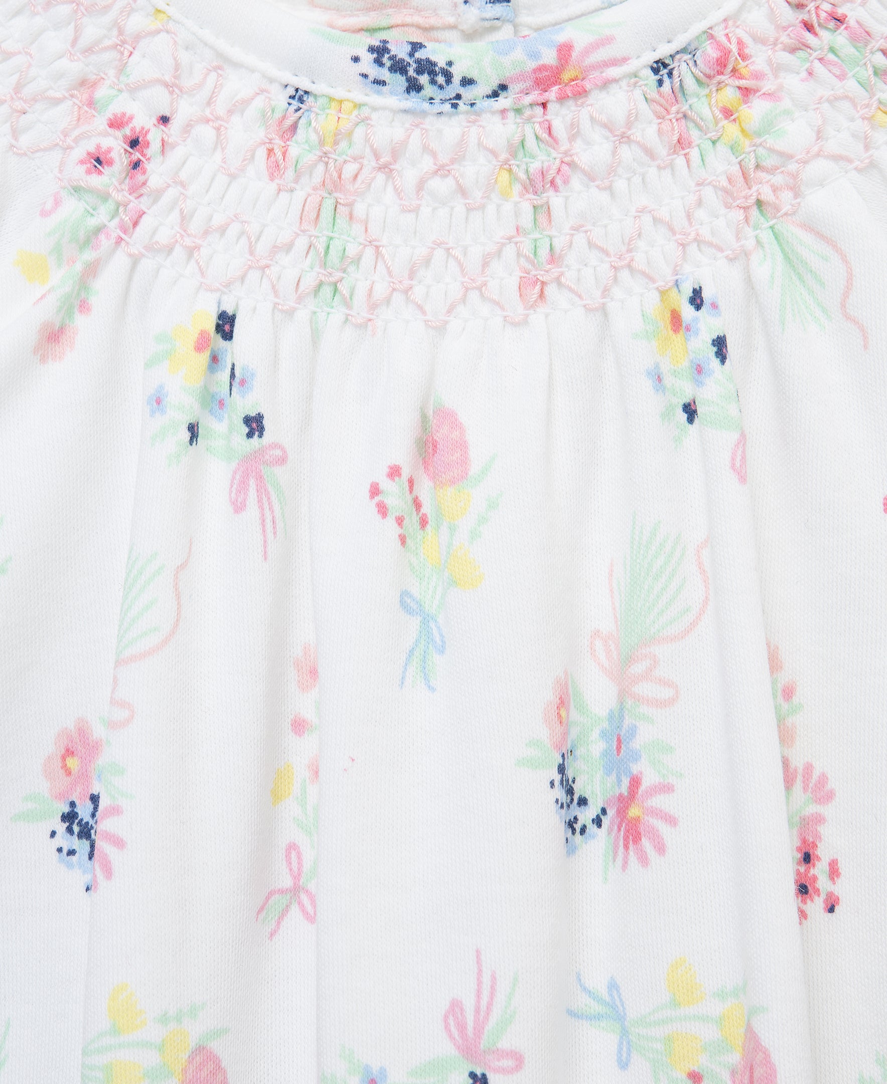 Smocked Bubble & Headband